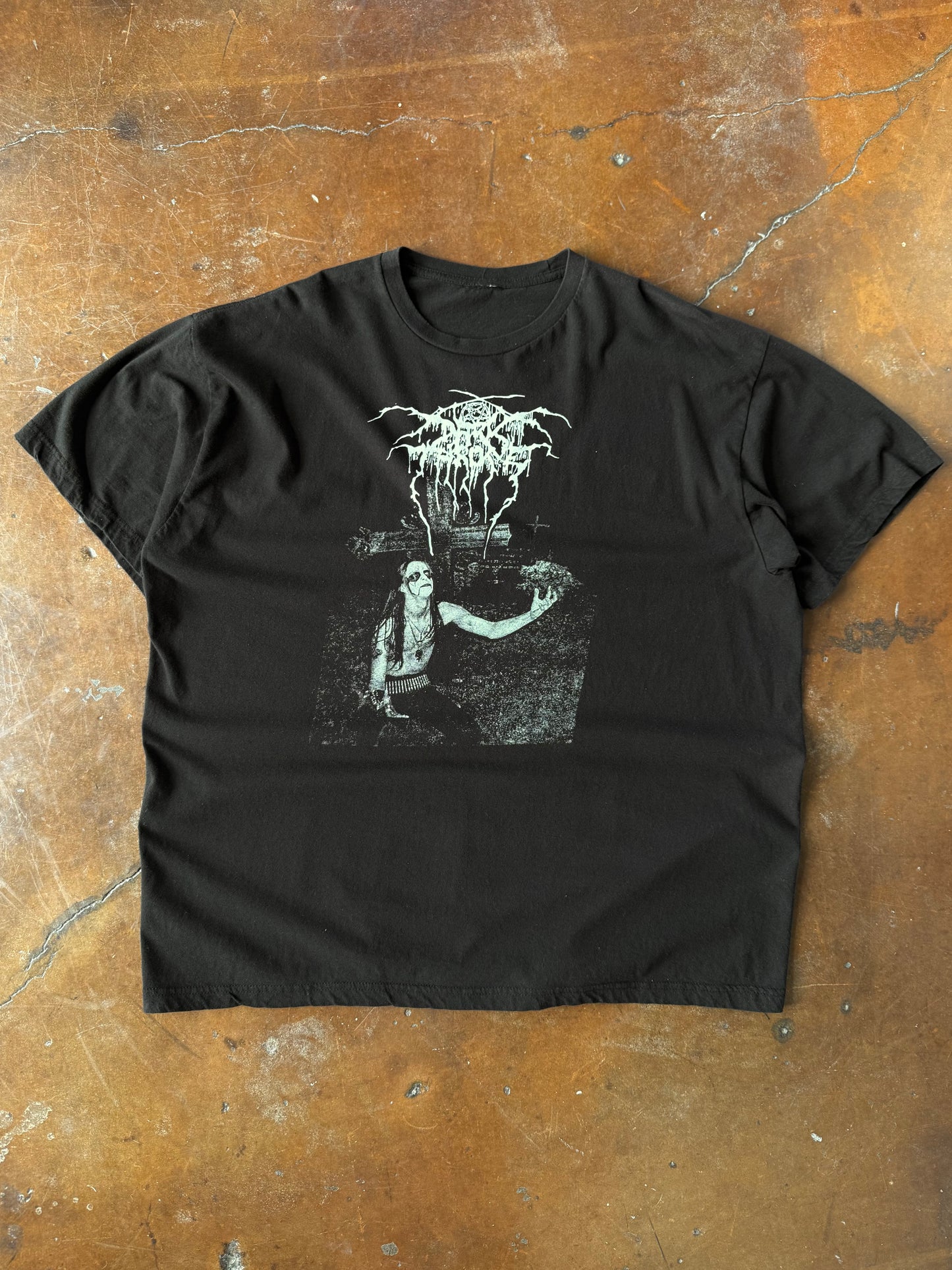 2000s Dark Throne metal shirt (XXL)