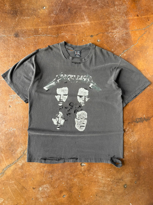 1994 faded & distressed Metallica "portrait" shirt (XL)