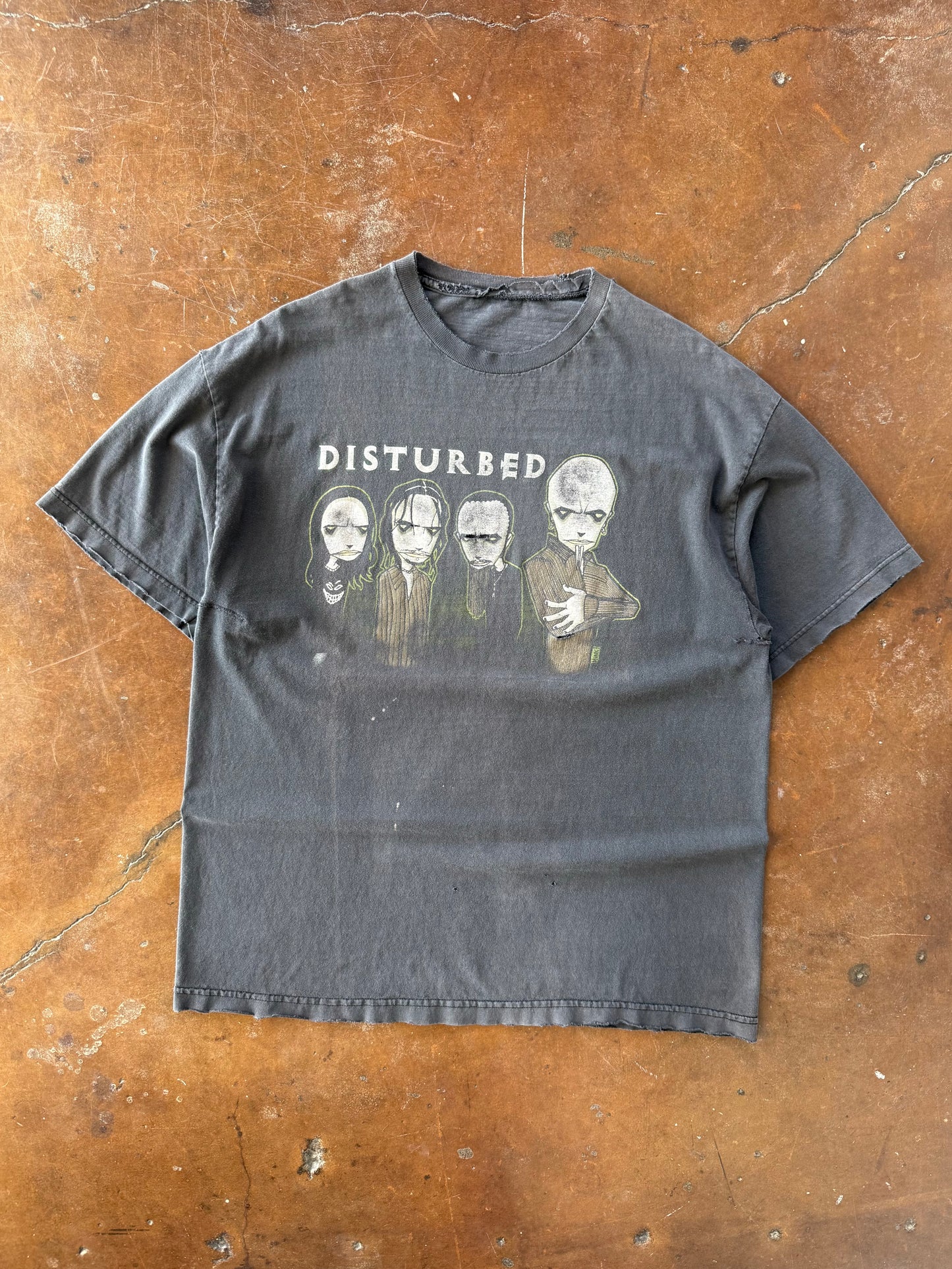 2001 faded Disturbed band shirt (XL)