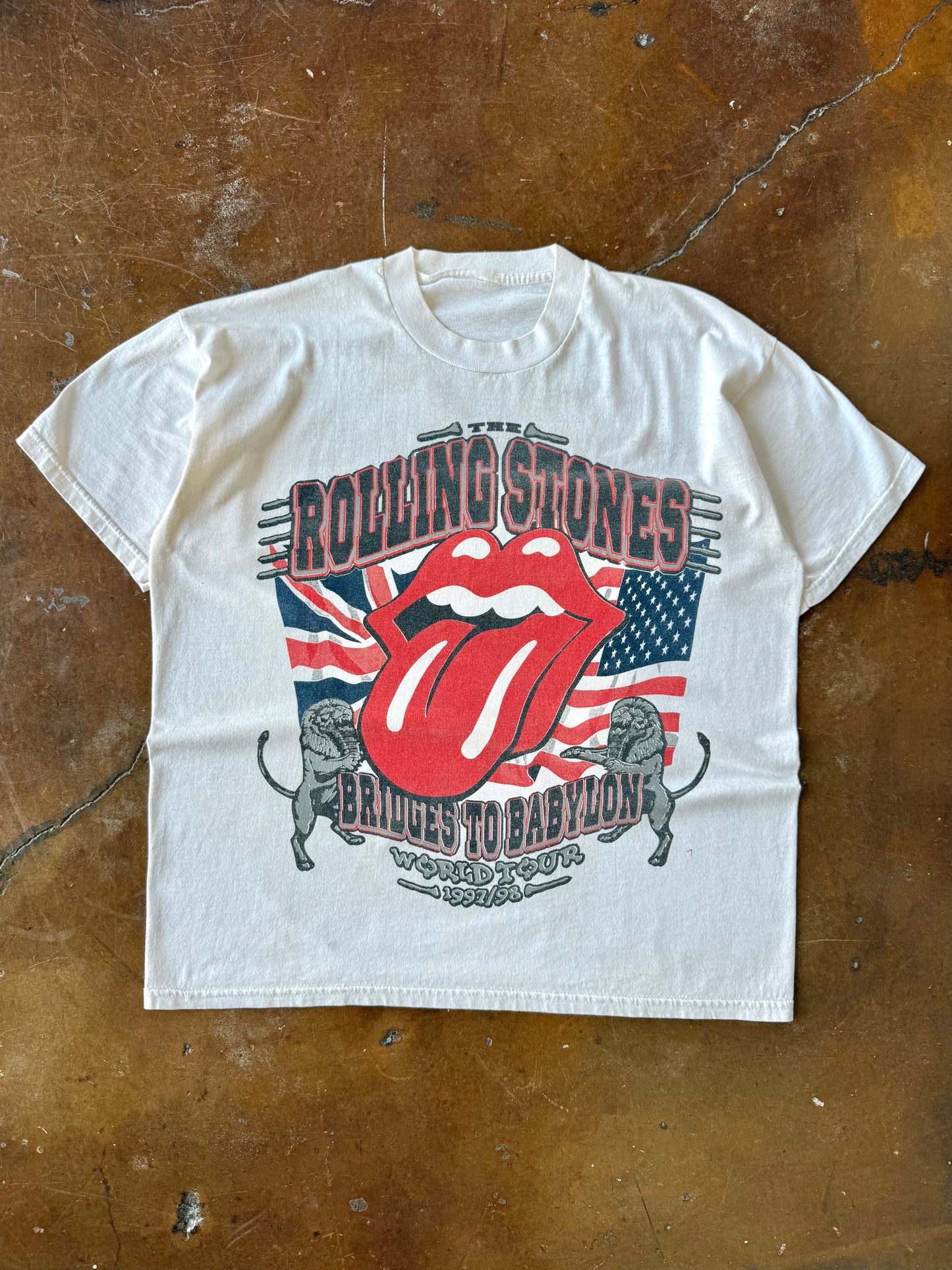 1997 Rolling Stones "bridges to babylon" tour shirt (XL)