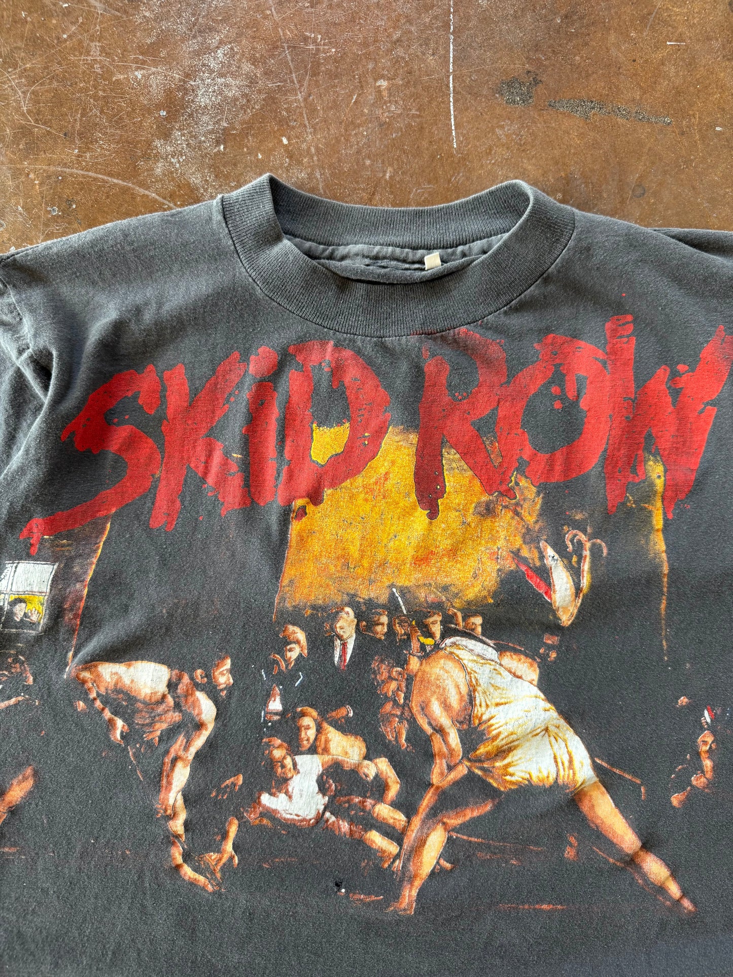 1991 Skid Row "slave to the grind" band tour shirt (XL)