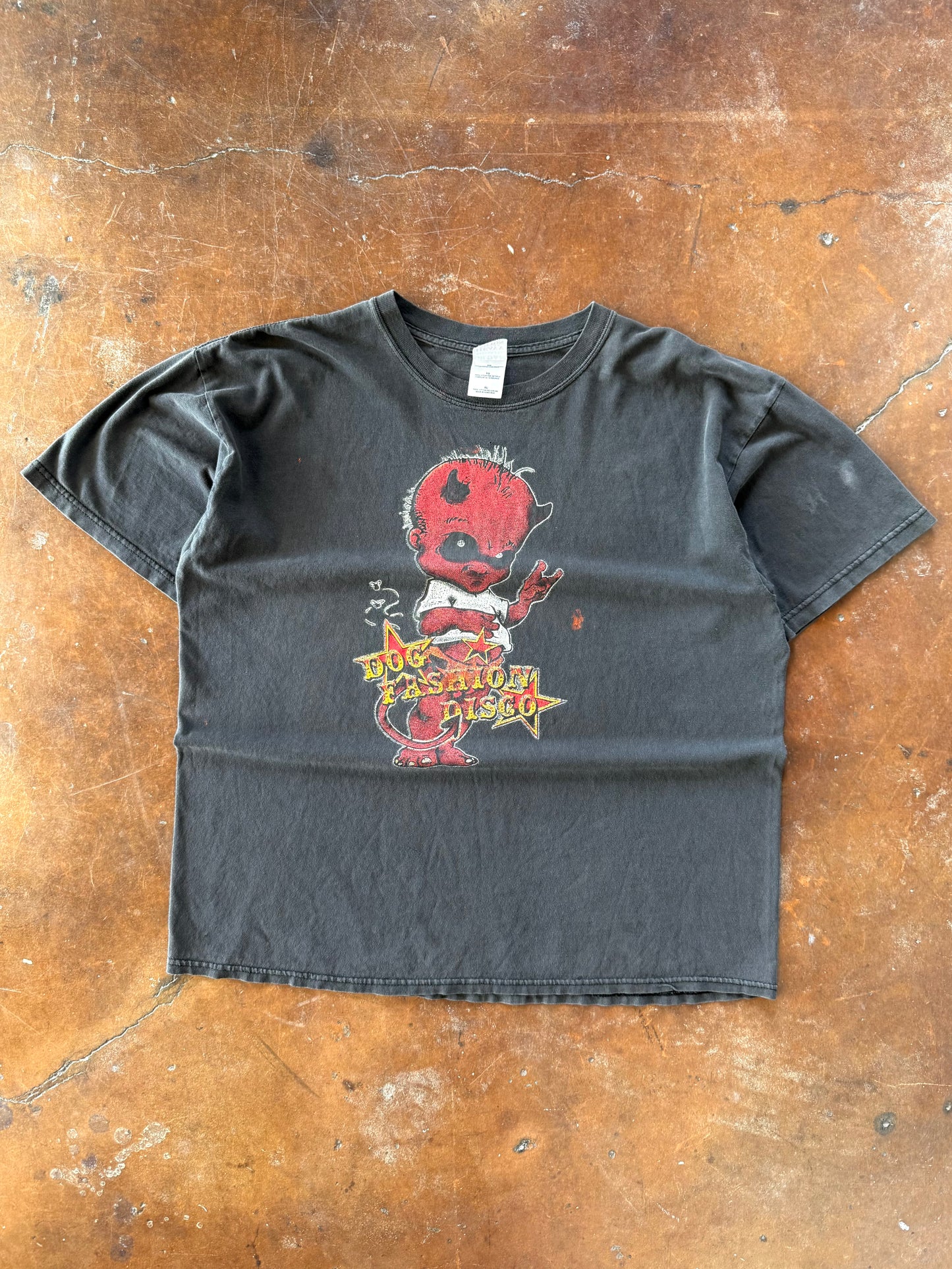 2004 Dog Fashion Disco "baby satan" band shirt (XL)