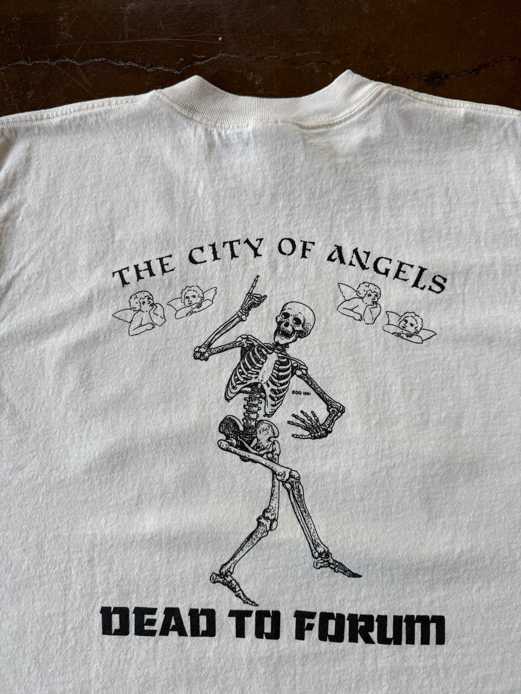 1993 Grateful Dead "city of angels" band shirt (LARGE)