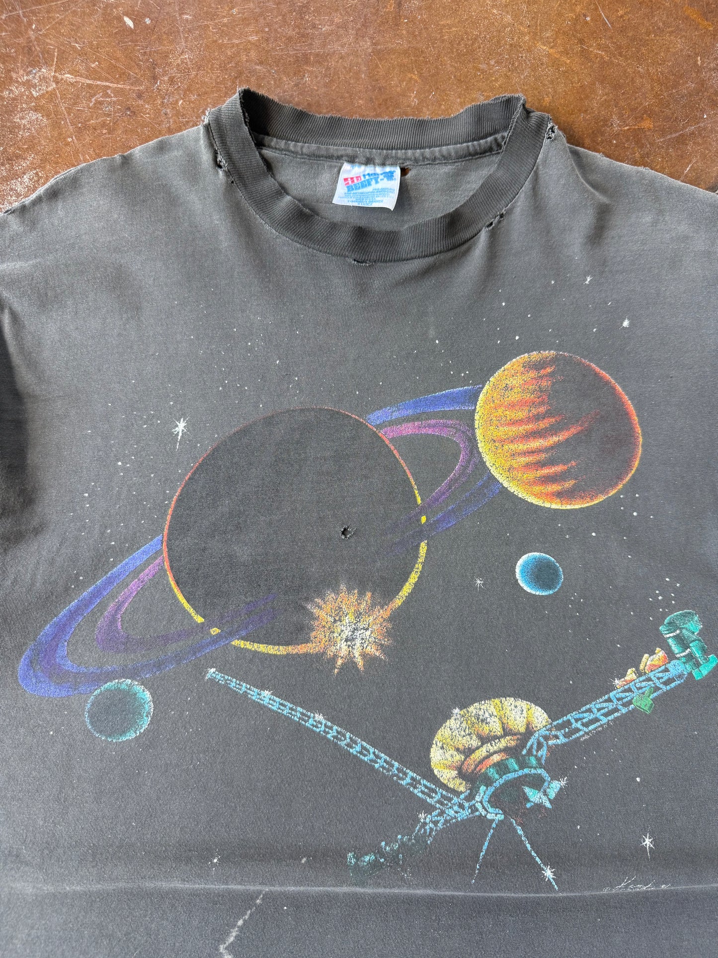 1991 faded Outer Space planet shirt (XL)