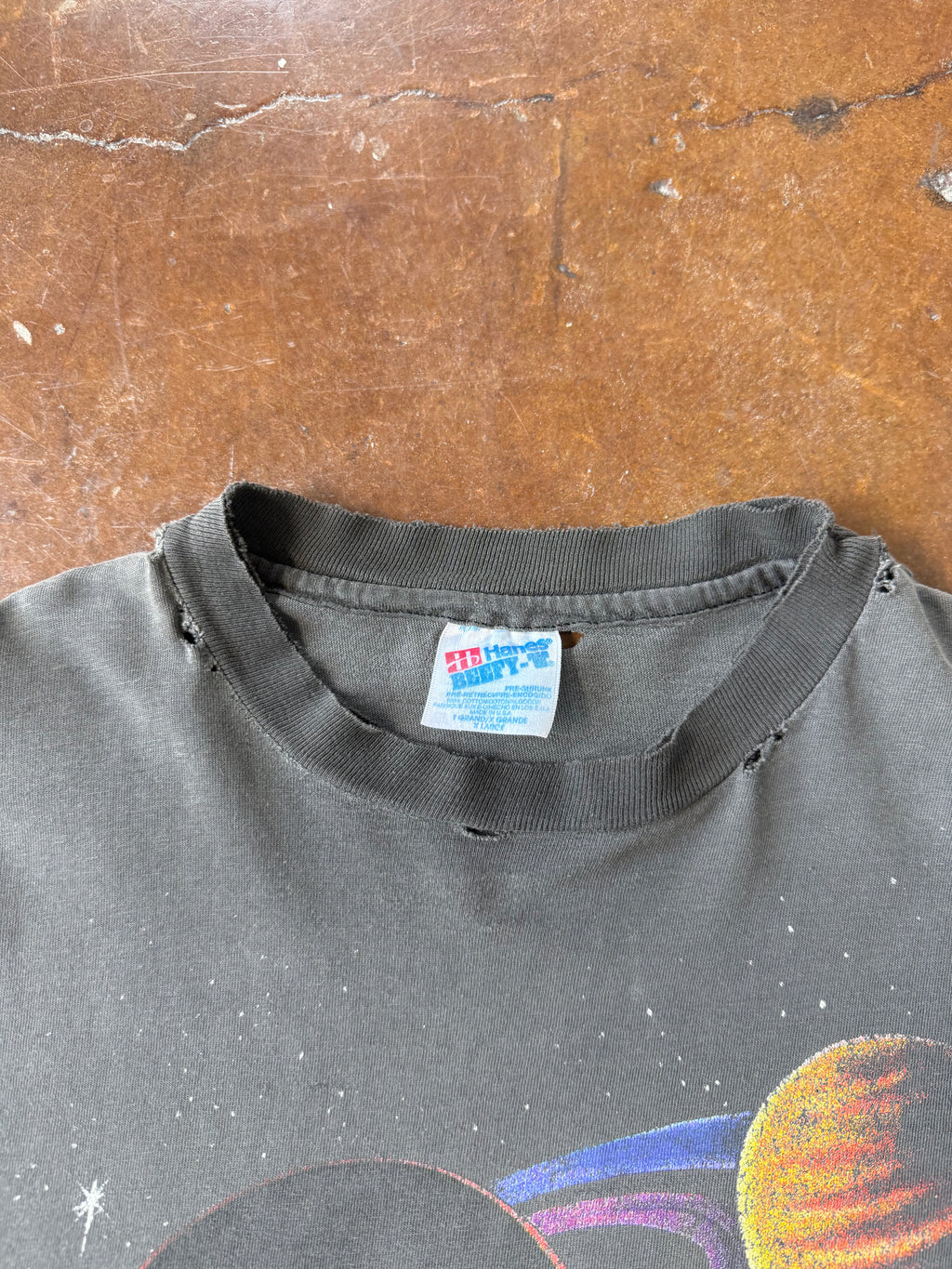 1991 faded Outer Space planet shirt (XL)
