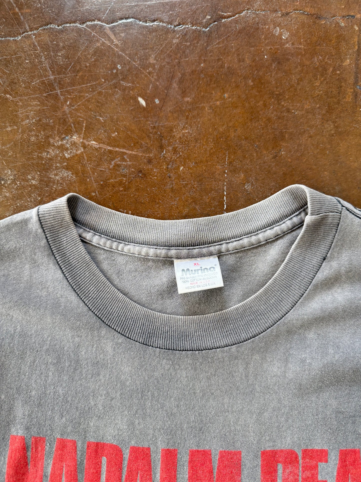 1991 faded Napalm Death "death by manipulation" band shirt (XL)