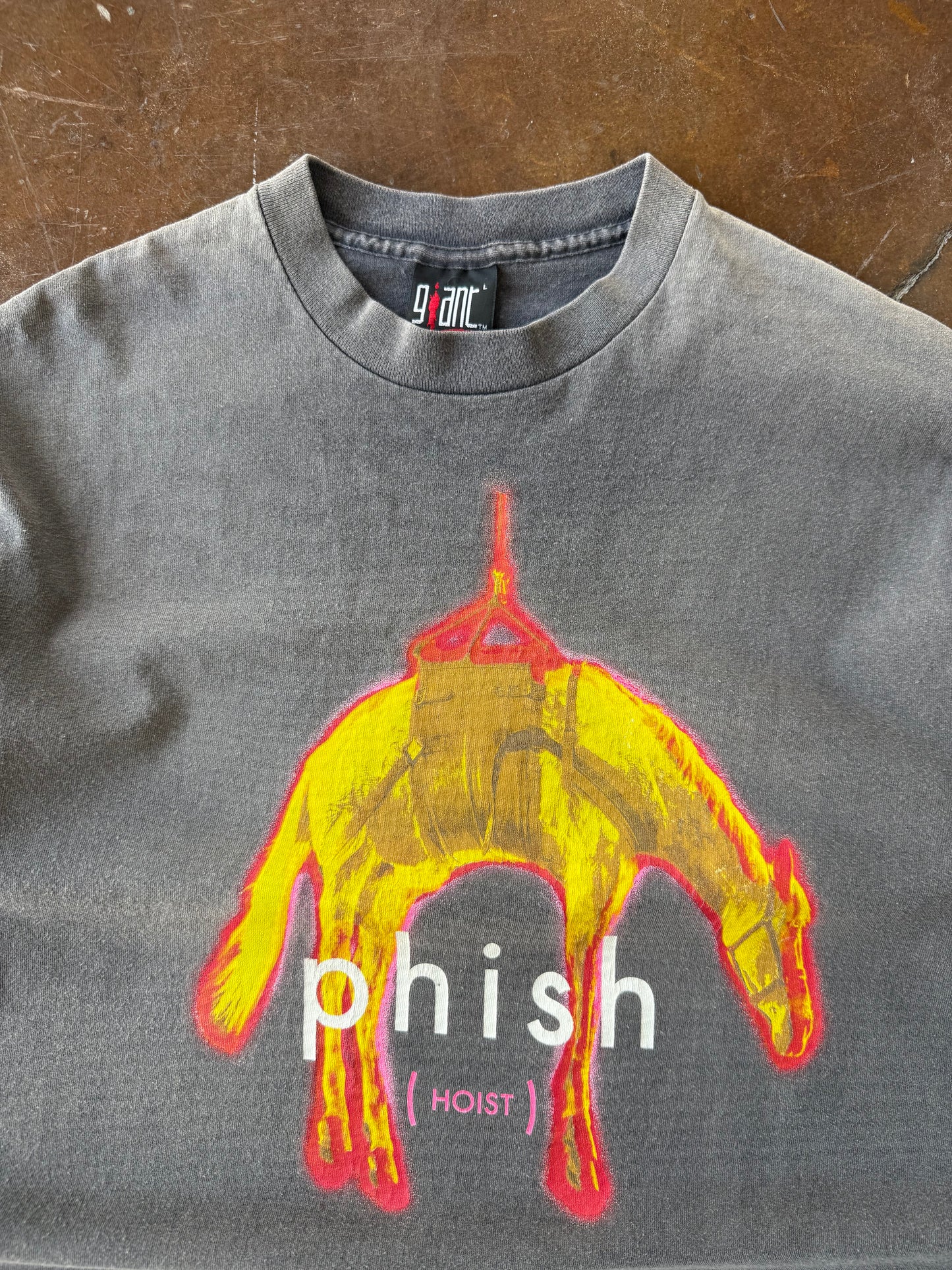 1994 faded Phish "hoist" tour shirt (LARGE)