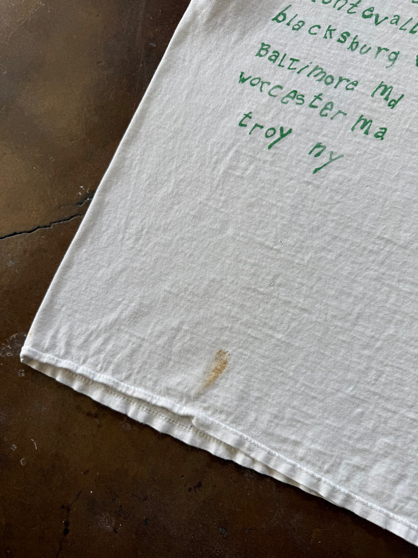 1992 lightly distressed & faded Lemonheads "it's a shame about ray" tour band shirt (XL)