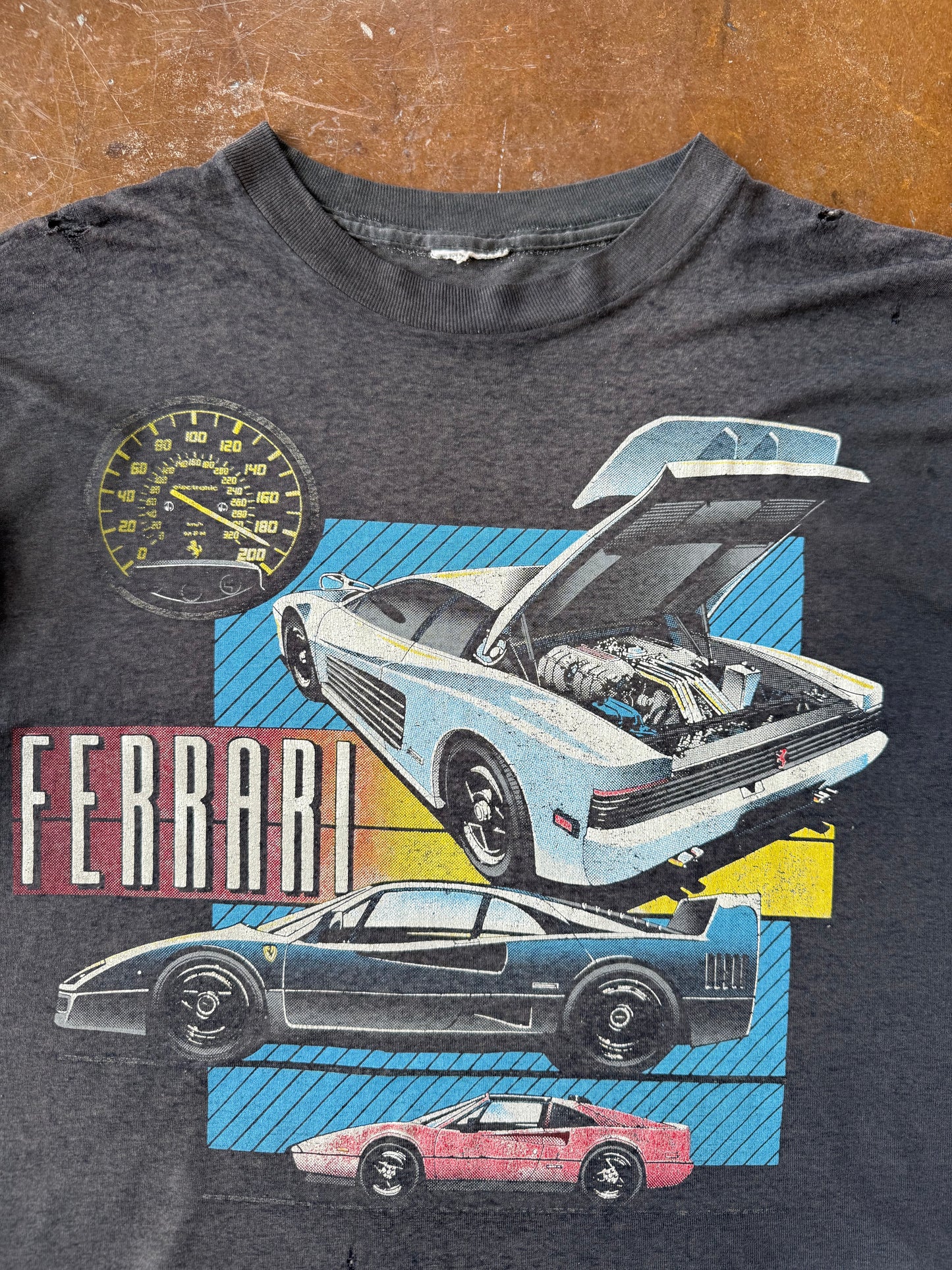90s Classic Cars Ferrari shirt (XL)