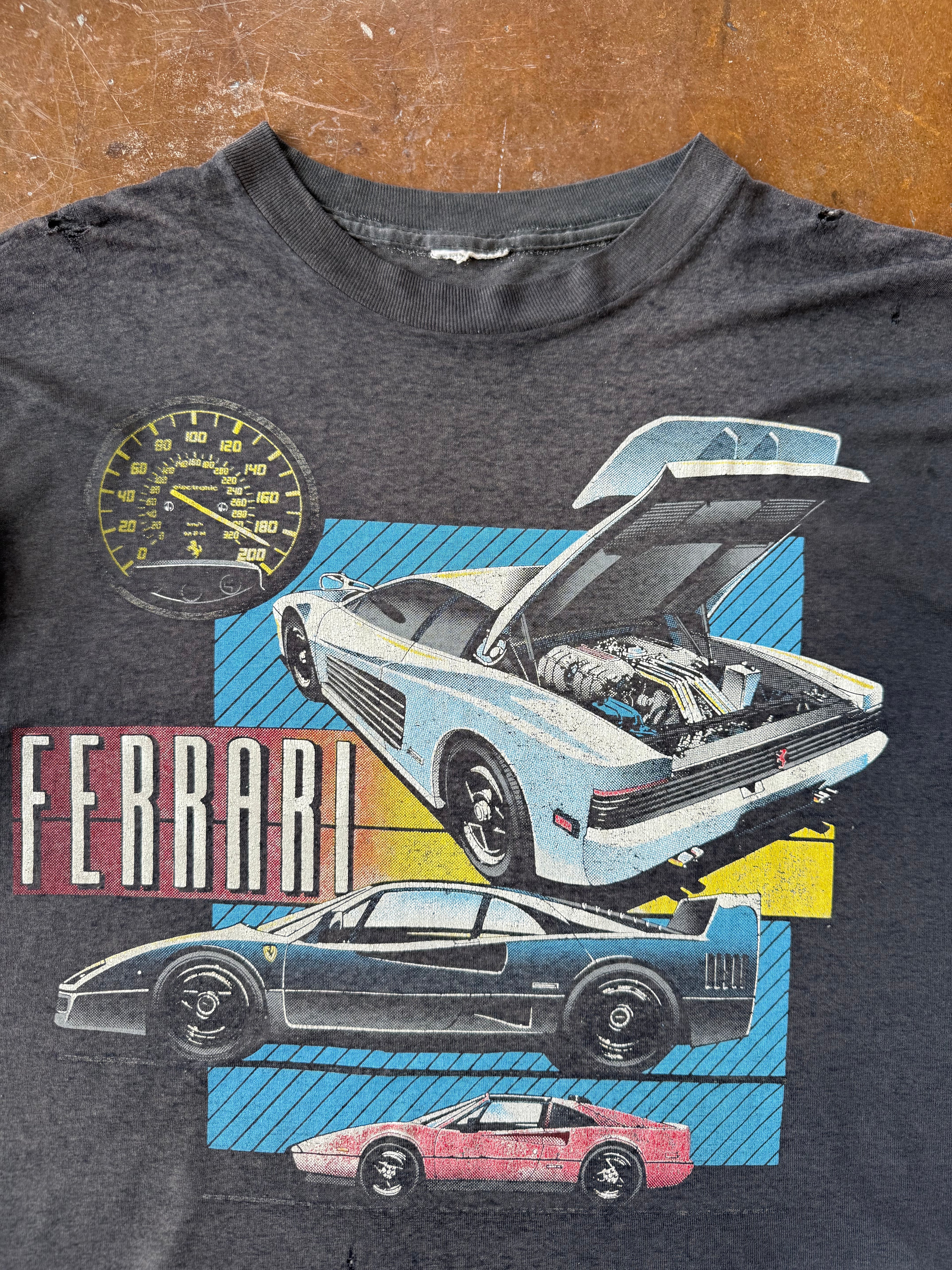 90s Classic Cars Ferrari shirt (XL)