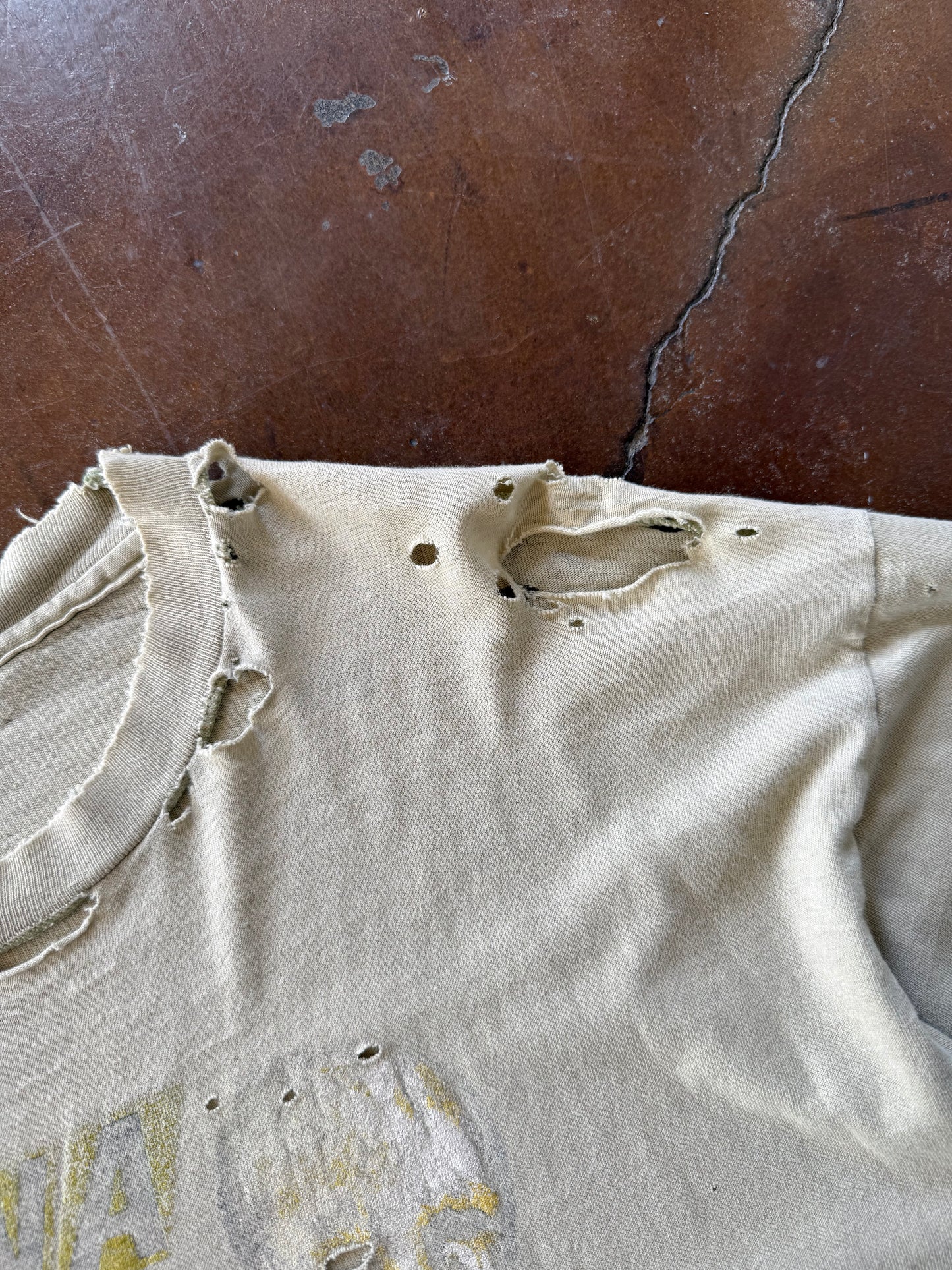 1993 heavily distressed & faded Nirvana "Incesticide" band shirt (XL)