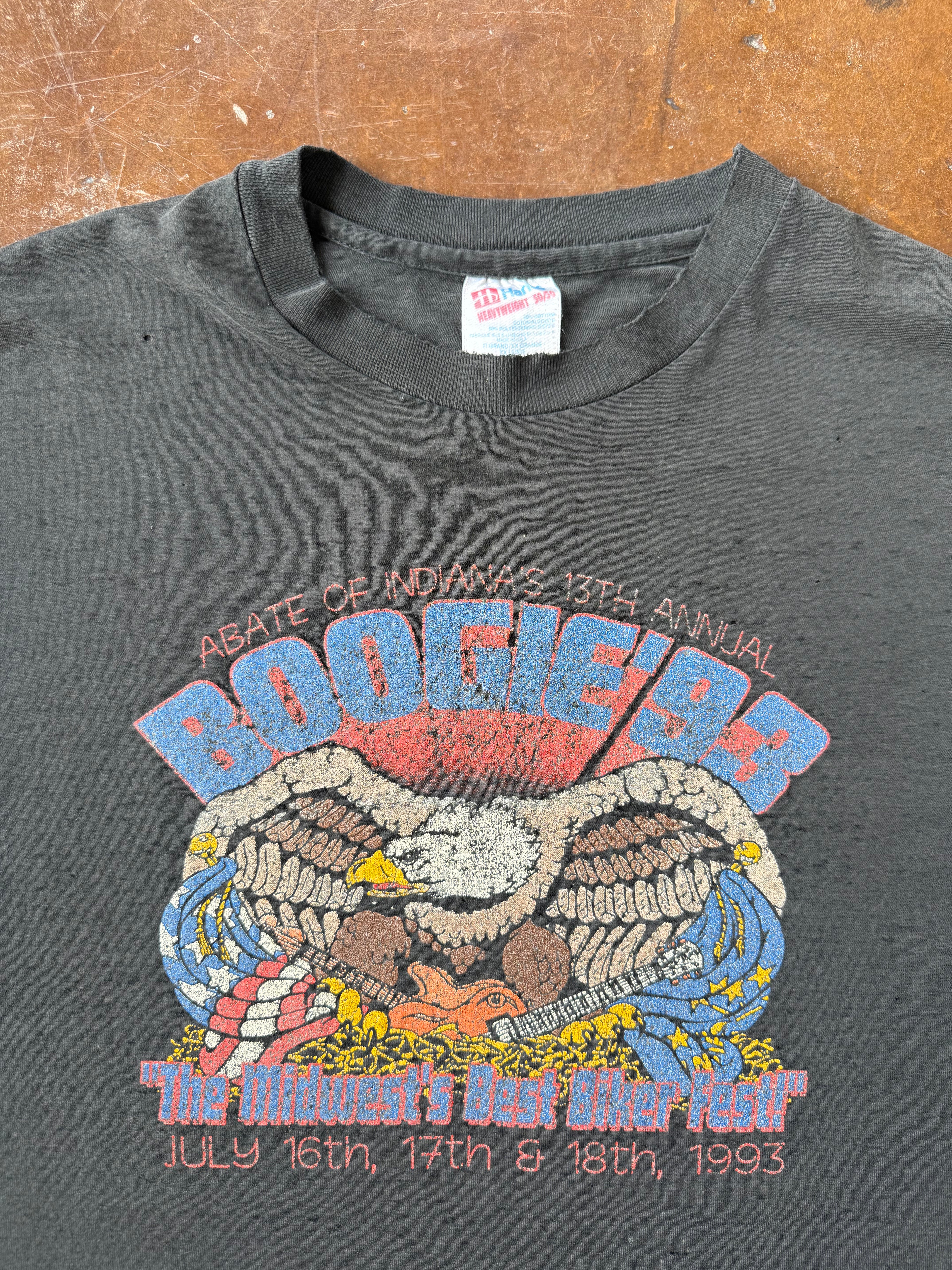 1993 Biker eagle "boogie fest" shirt (XXL)