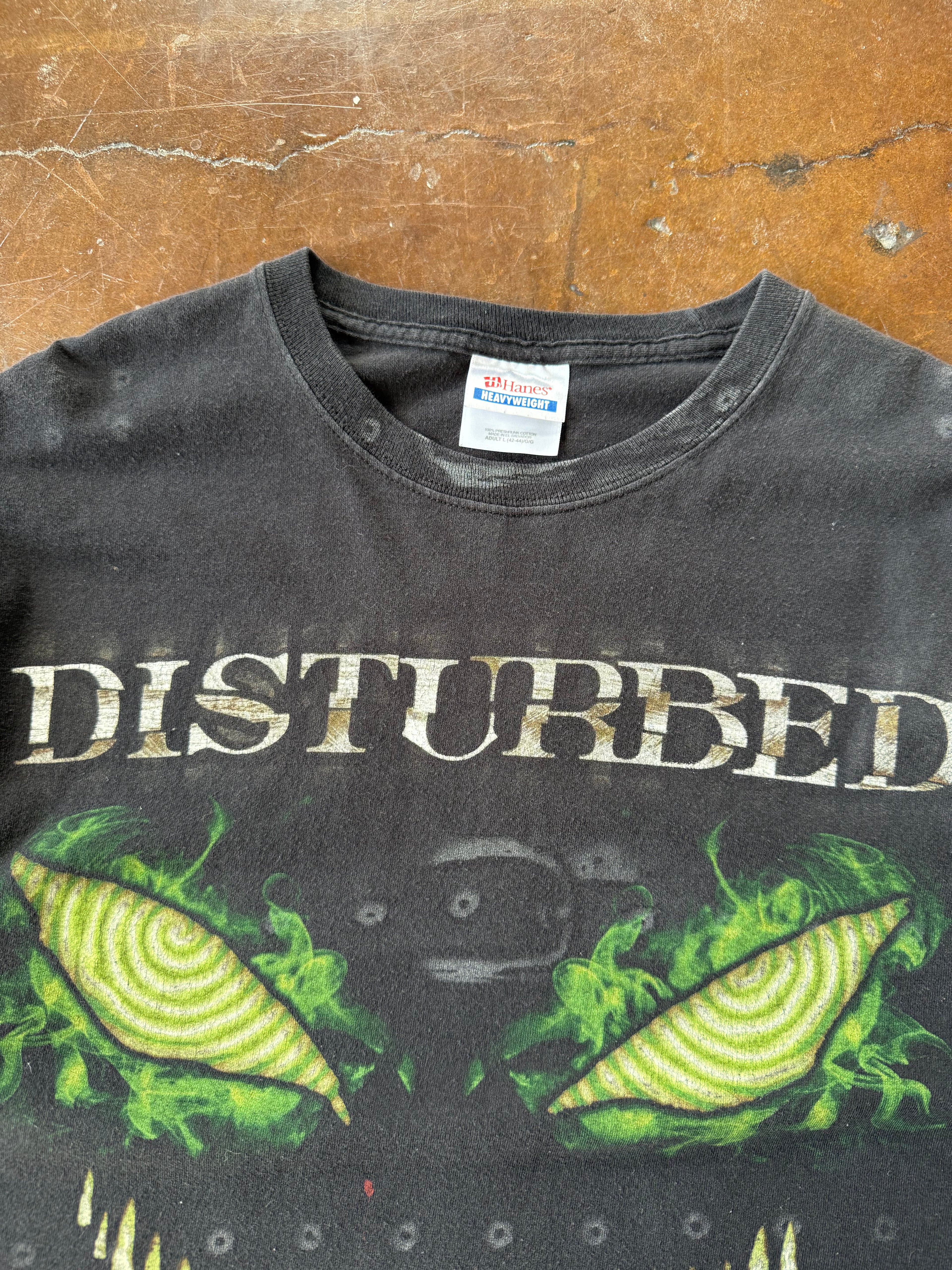 2010 Disturbed "asylum" band shirt (LARGE)