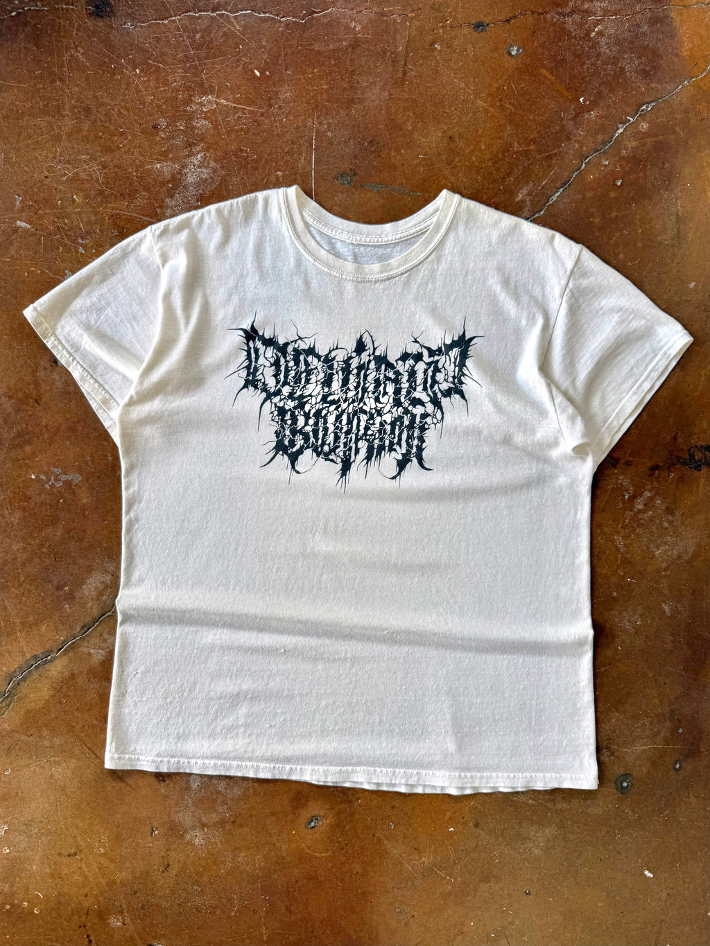 2000s Deviant Burial band shirt (LARGE)