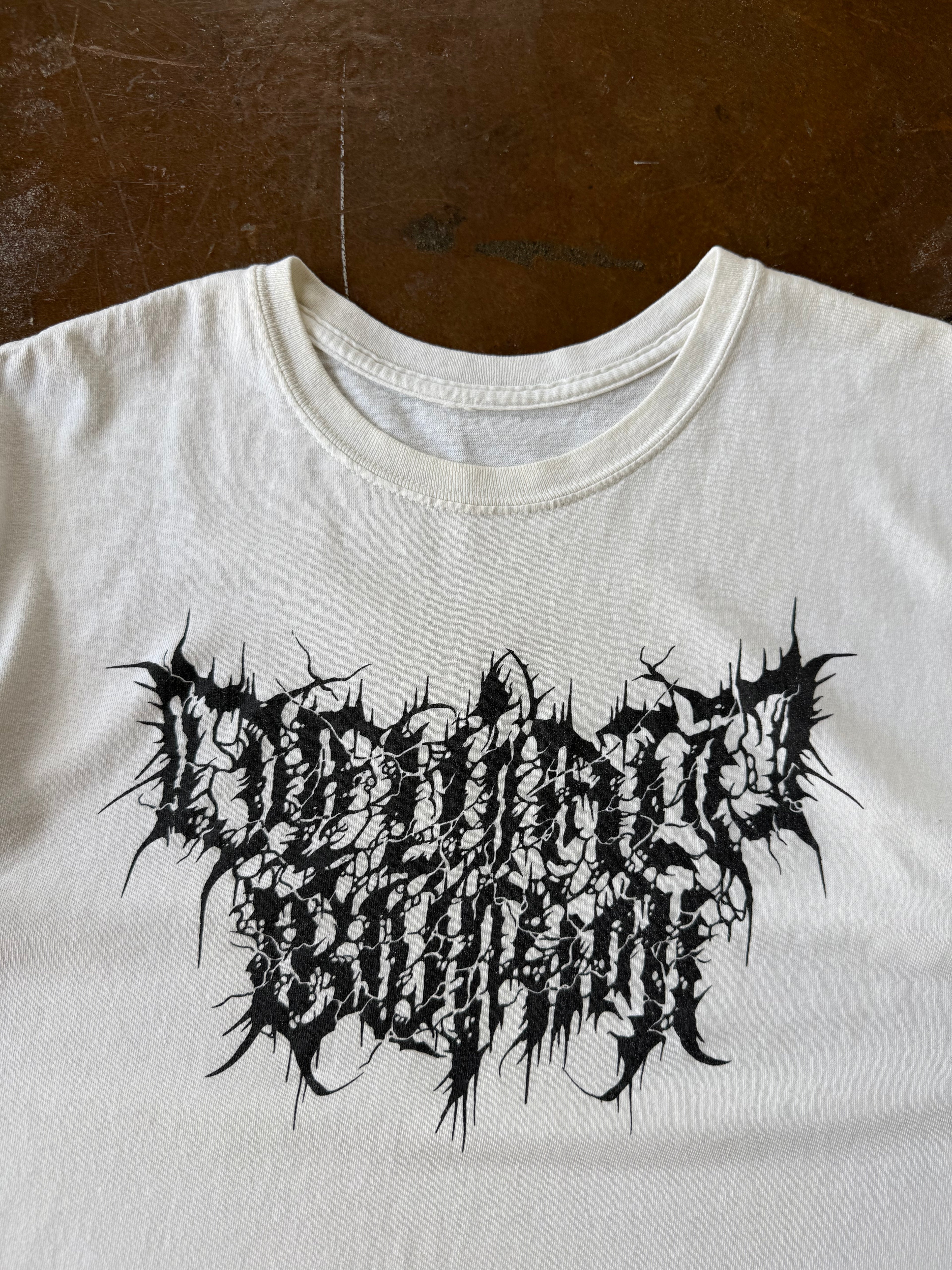 2000s Deviant Burial band shirt (LARGE)