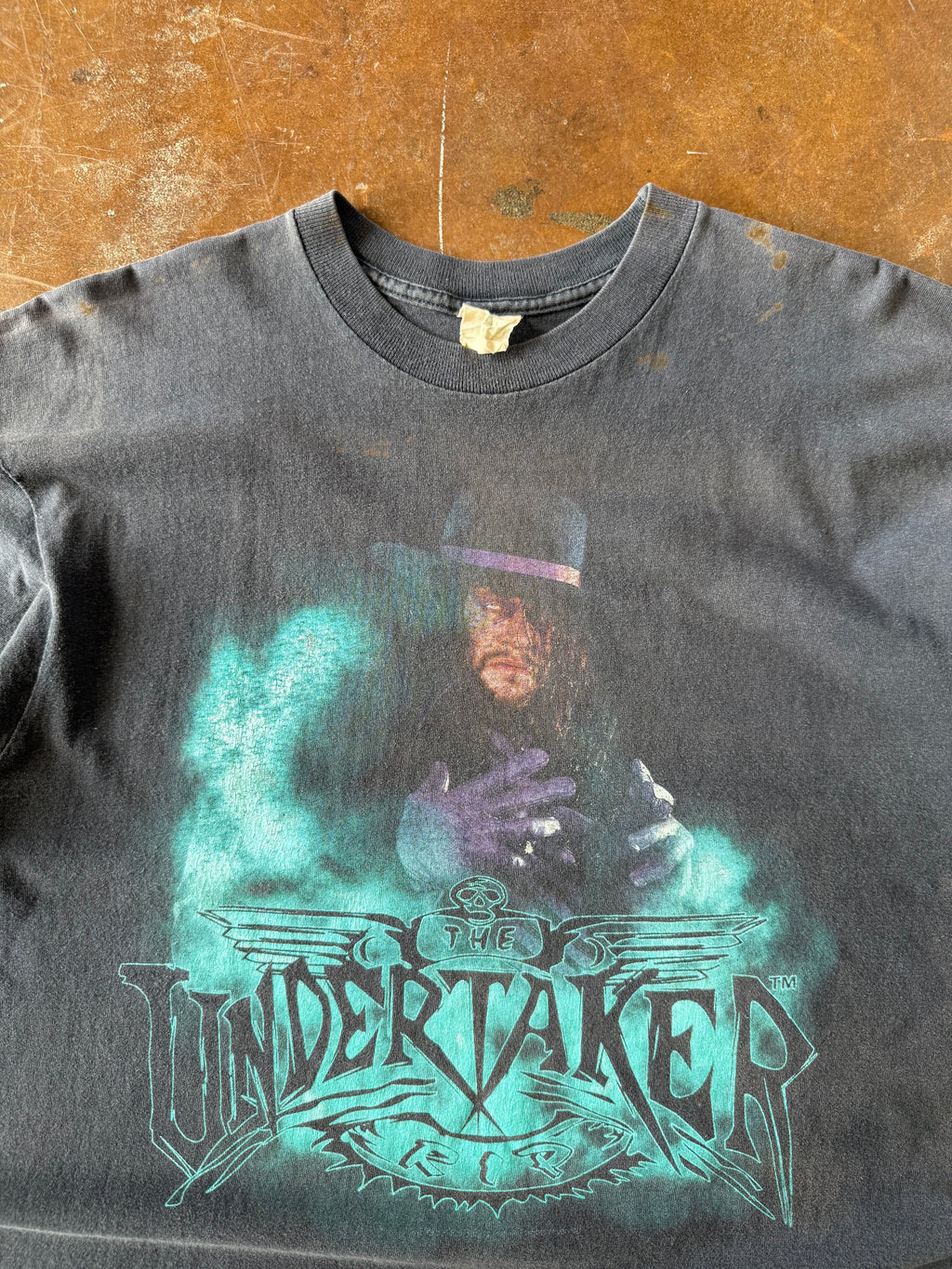 1995 WWF Undertaker "rest in peace" wrestling shirt (XL)