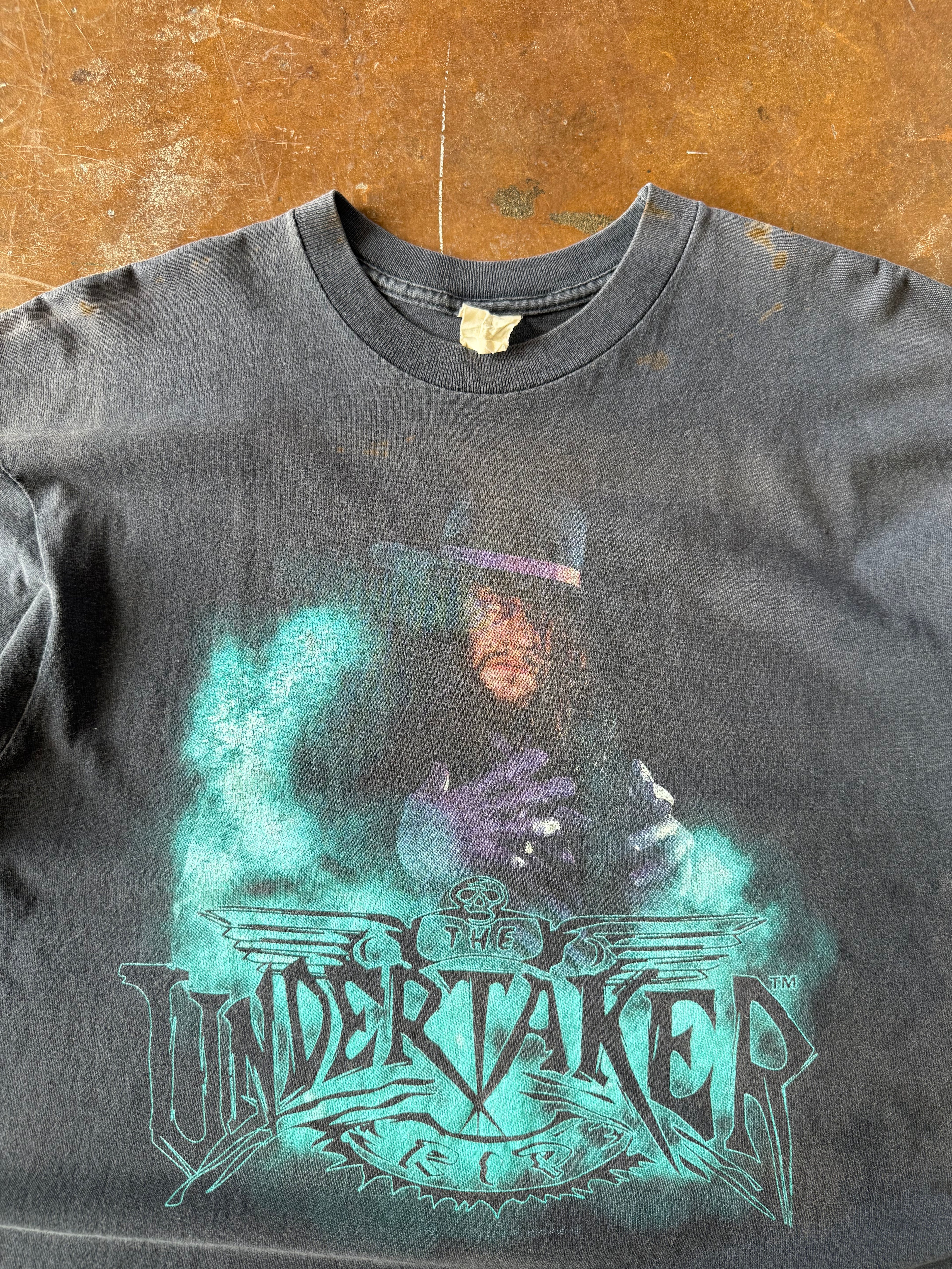 1995 WWF Undertaker "rest in peace" wrestling shirt (XL)