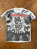 1991 Iron Maiden all over print band shirt (LARGE)