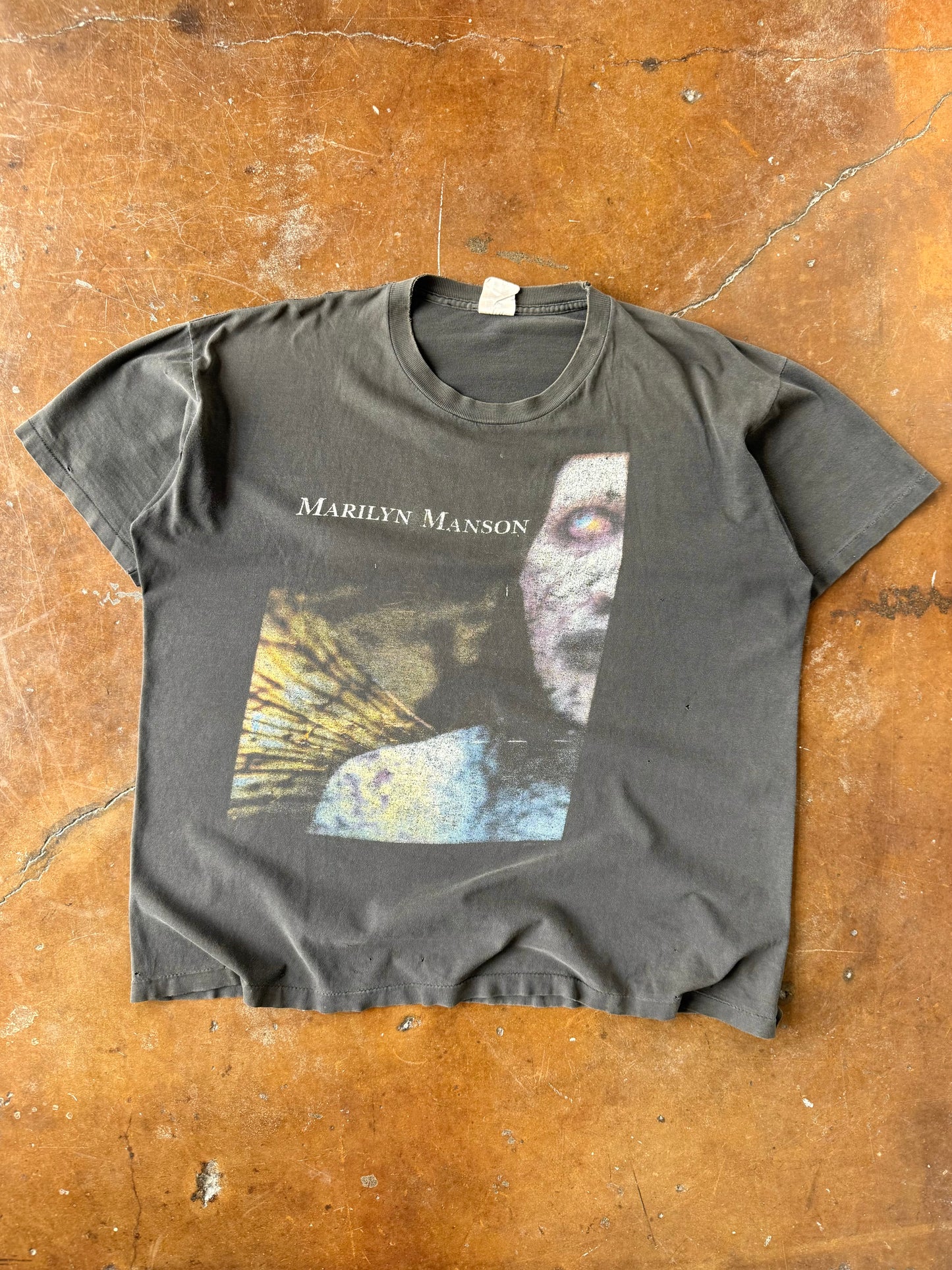 1996 lightly faded Marilyn Manson "antichrist superstar" band shirt (XL)