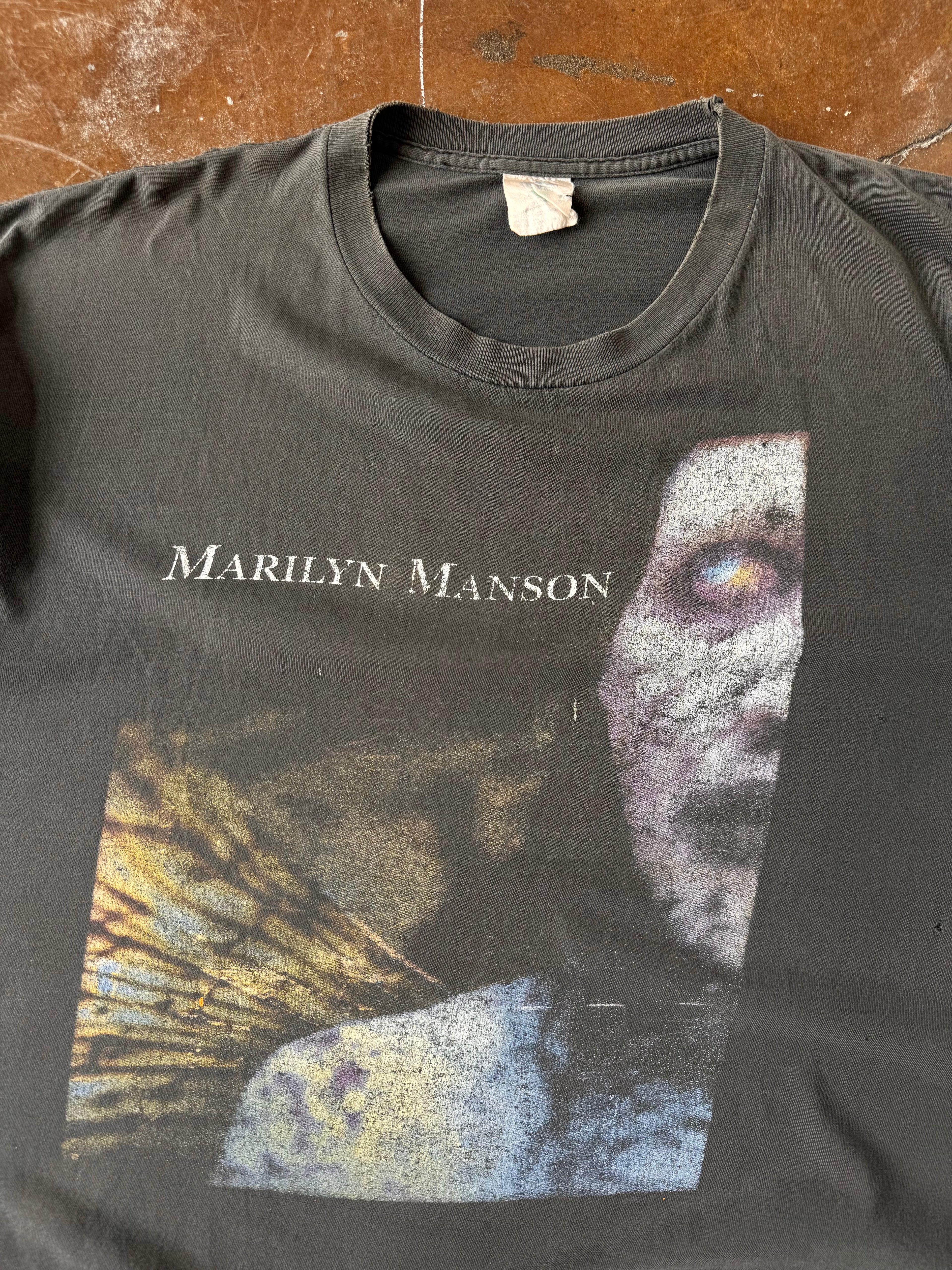 1996 lightly faded Marilyn Manson "antichrist superstar" band shirt (XL)