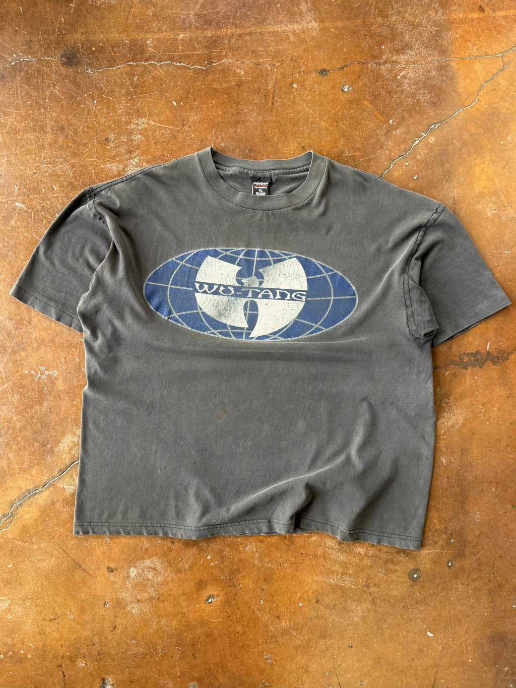 1997 faded Wu-Tang Clan "globe" rap shirt (XL)