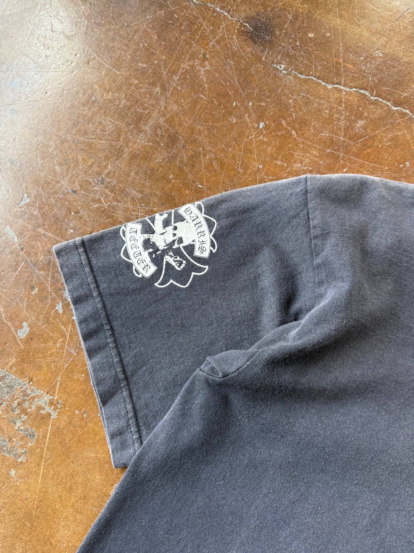90s lightly faded Chrome Hearts "foti" pocket shirt (MEDIUM)