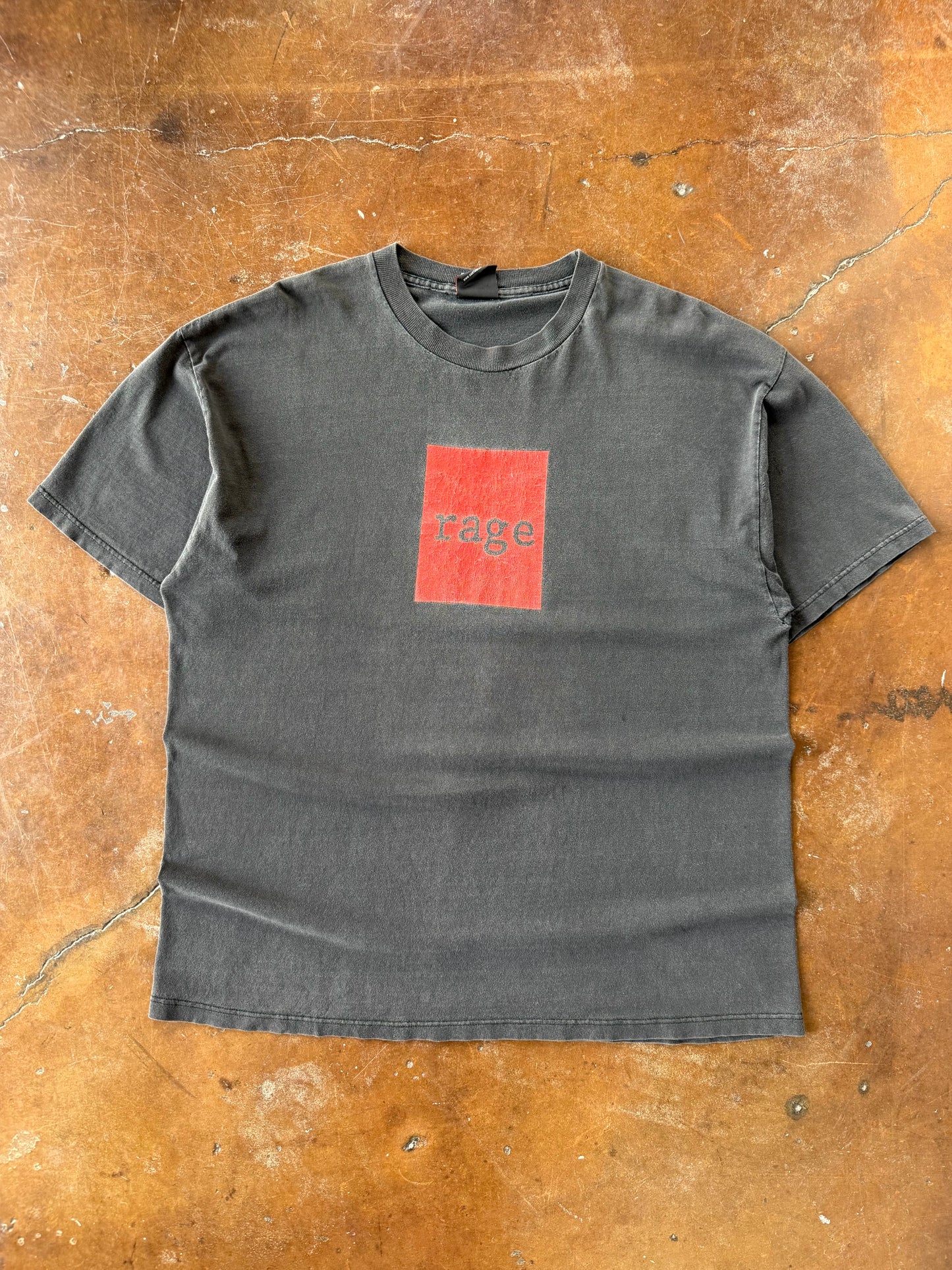 90s lightly faded Rage Against the Machine "guerilla radio" band shirt (XL)