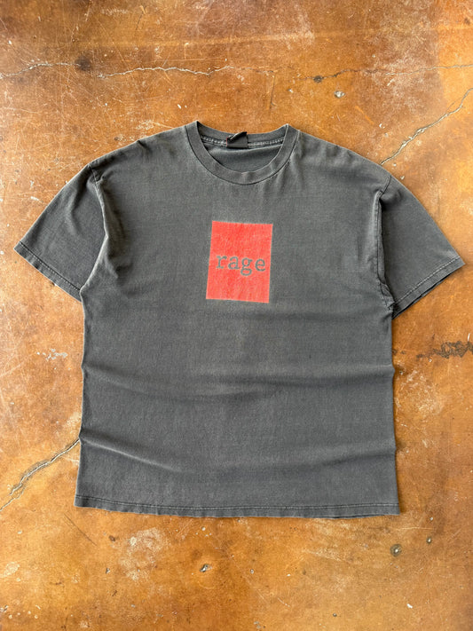 90s lightly faded Rage Against the Machine "guerilla radio" band shirt (XL)