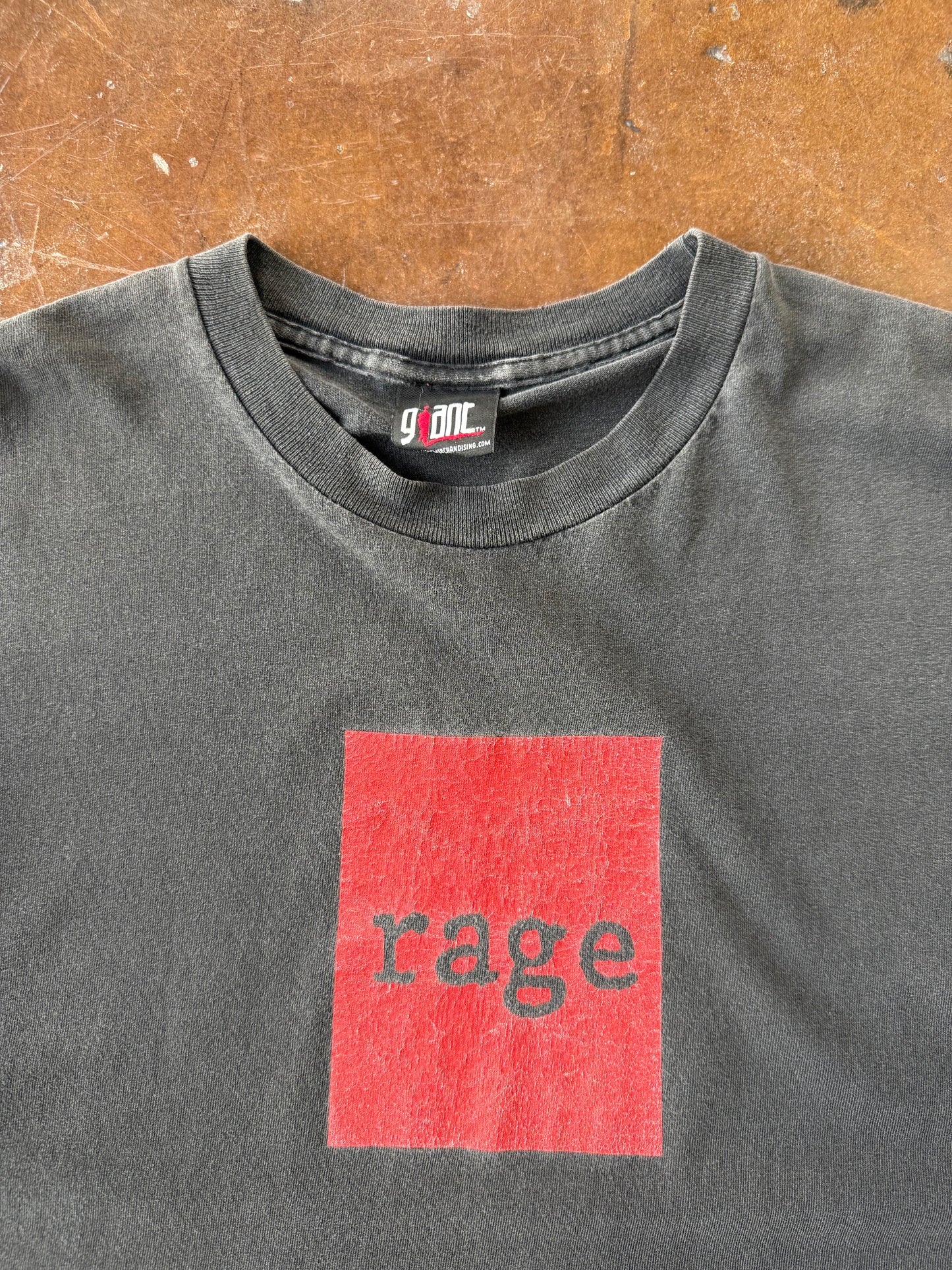 90s lightly faded Rage Against the Machine "guerilla radio" band shirt (XL)