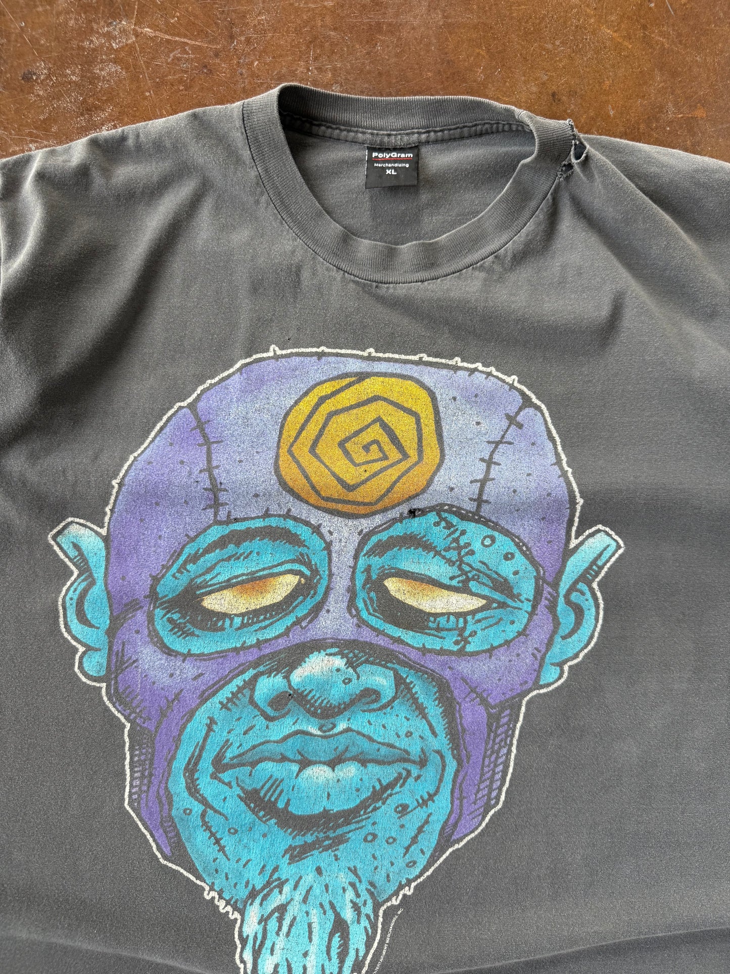 1995 lightly faded White Zombie "freakazoid" band shirt (XL)