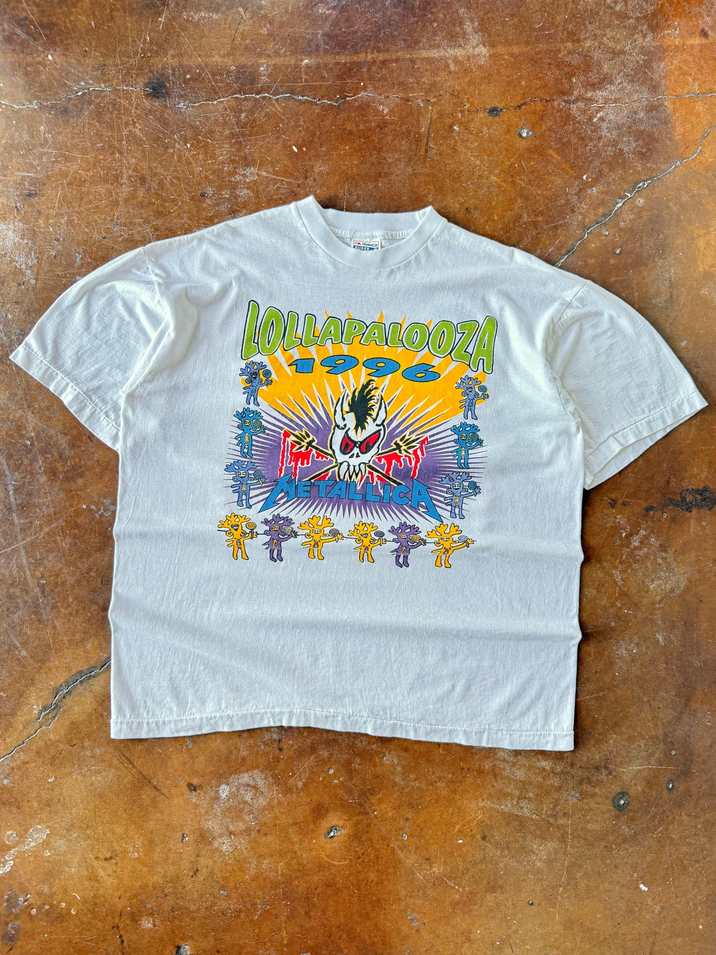 1996 Lollapalooza "metallica" festival shirt (XL)