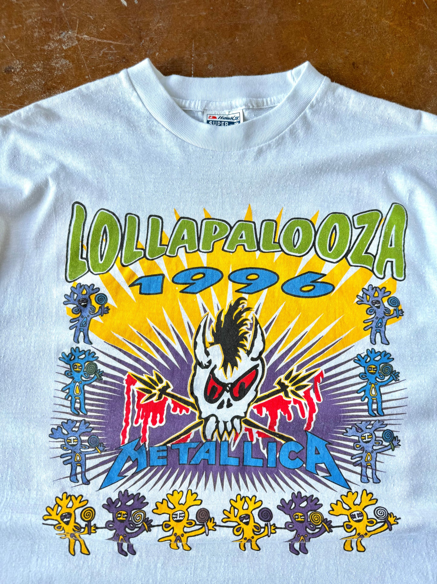 1996 Lollapalooza "metallica" festival shirt (XL)