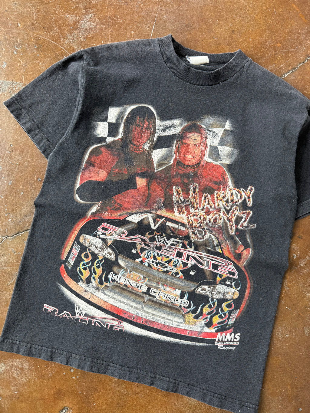 90s WWF Hardy Boyz Racing nascar shirt (LARGE)