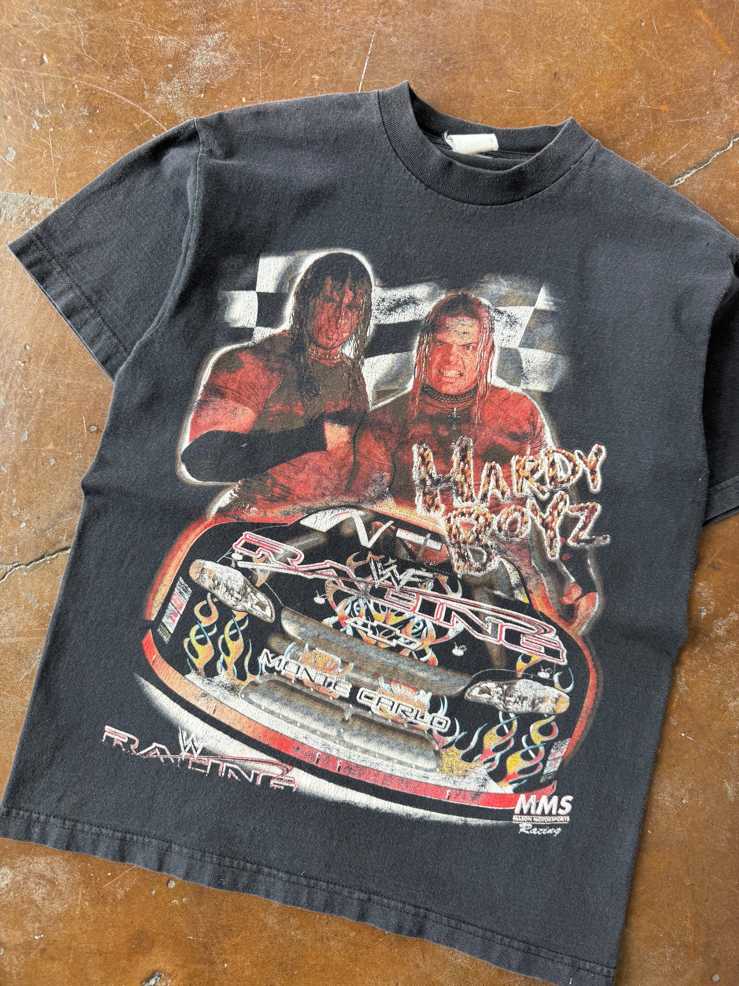 90s WWF Hardy Boyz Racing nascar shirt (LARGE)