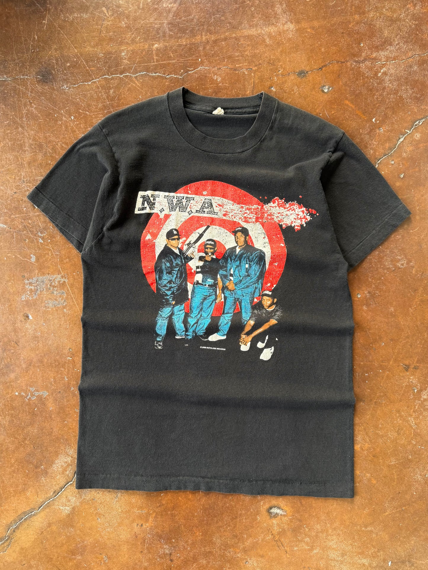 1990 NWA "just don't bite it" rap shirt (LARGE)