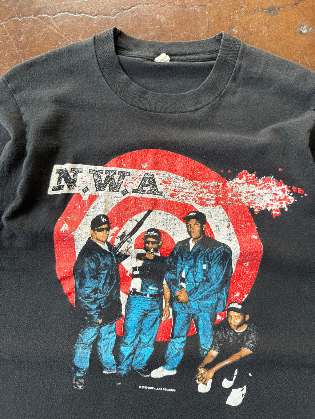 1990 NWA "just don't bite it" rap shirt (LARGE)