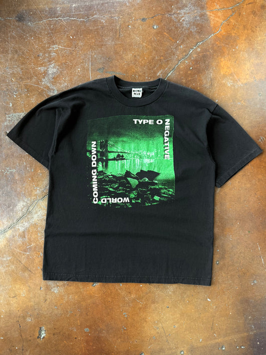 90s Type O Negative "world coming down" bootleg band shirt (XL)