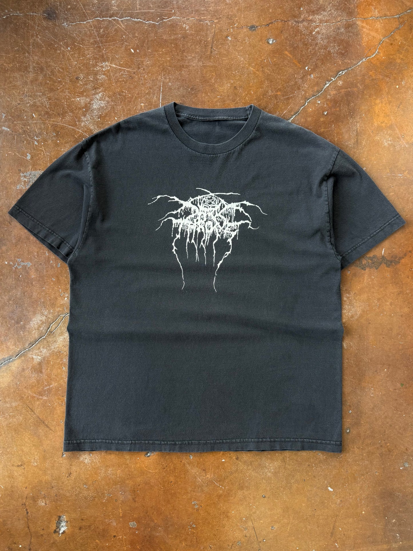 2000s Dark Throne "true norwegian black metal" band shirt (XL)