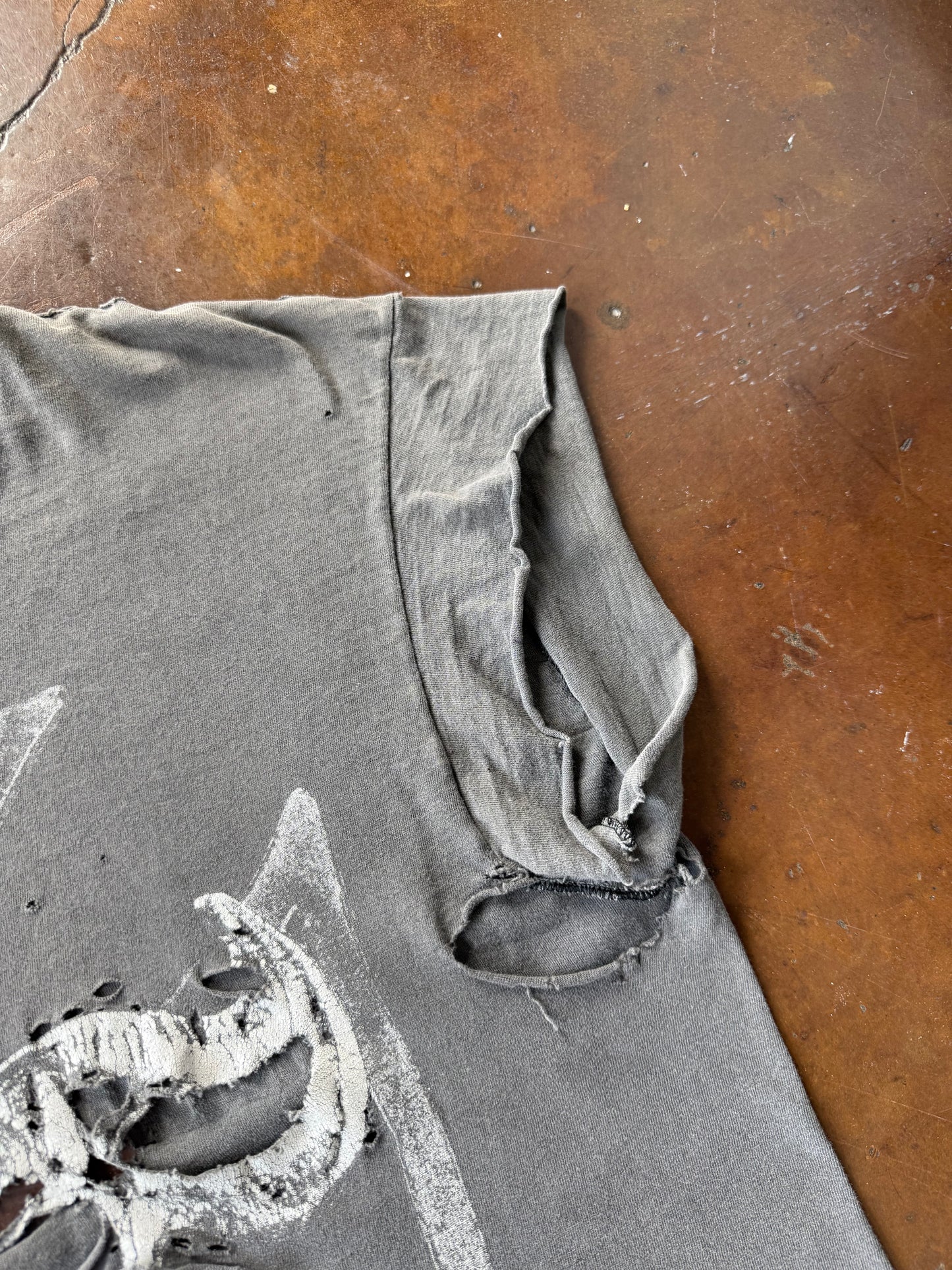 90s faded & heavily distressed Danzig "thrall-demonsweatlie" band shirt (XL)