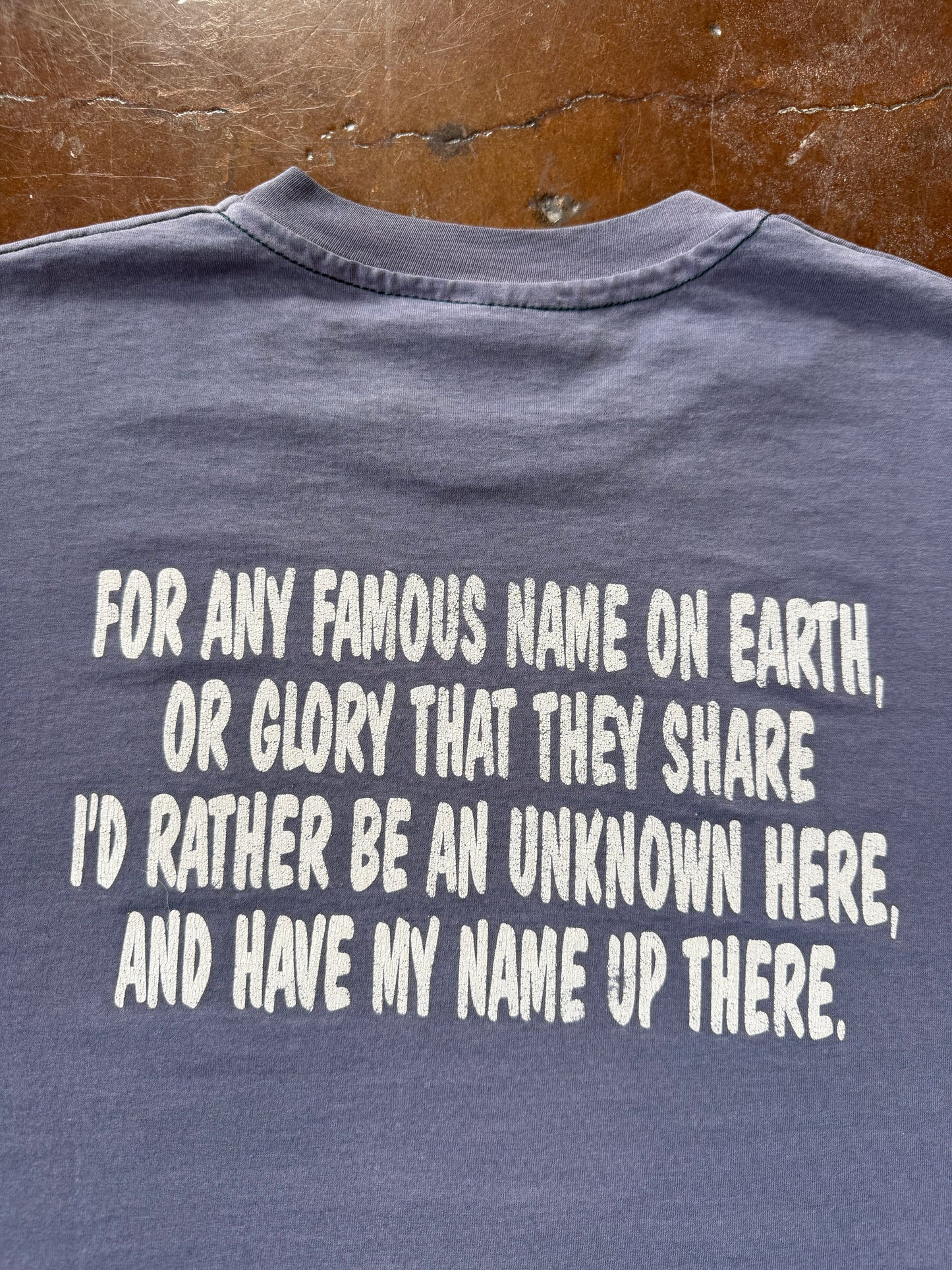 90s Jesus "god is my rock cafe" parody shirt (LARGE)