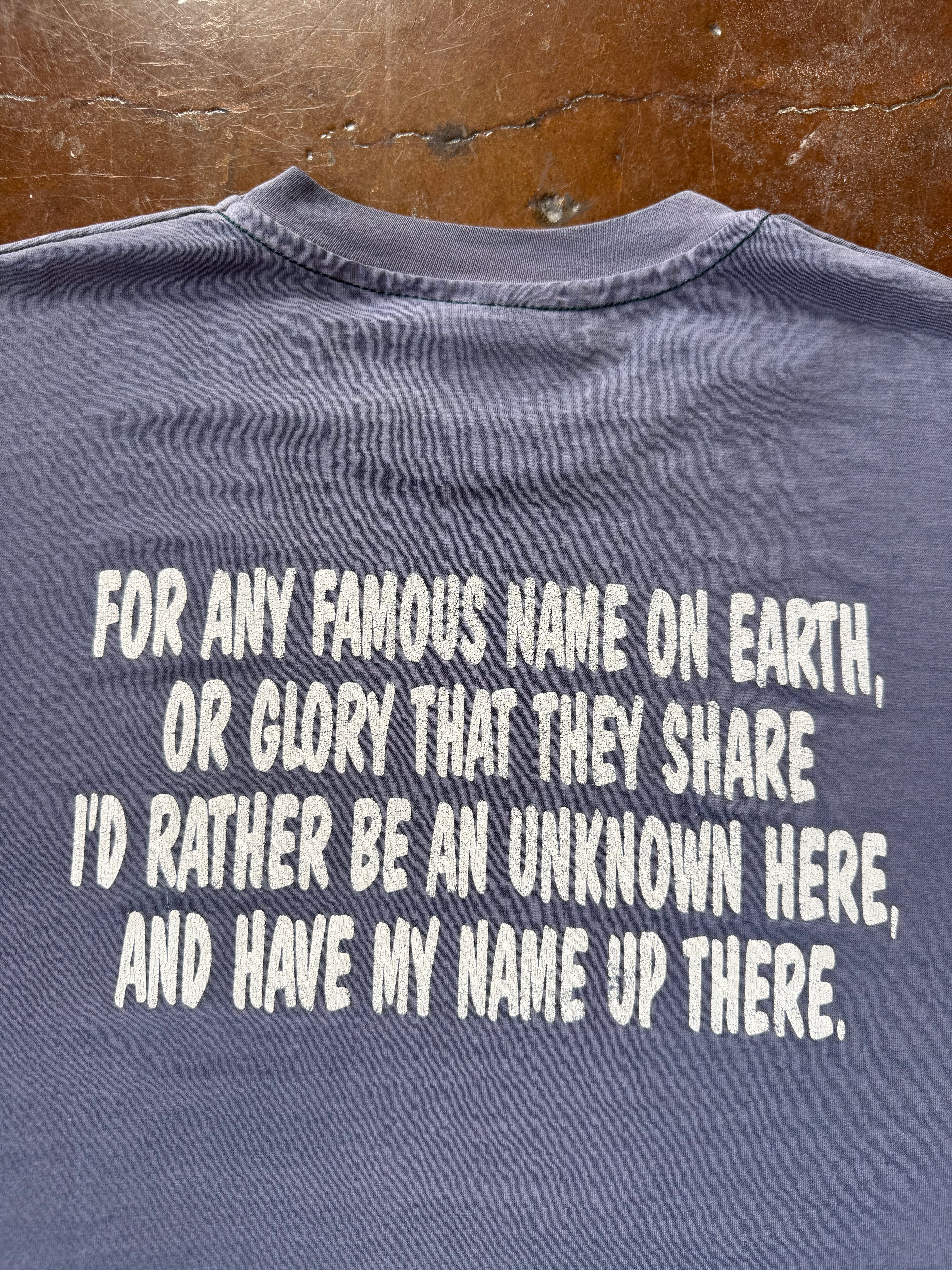 90s Jesus "god is my rock cafe" parody shirt (LARGE)