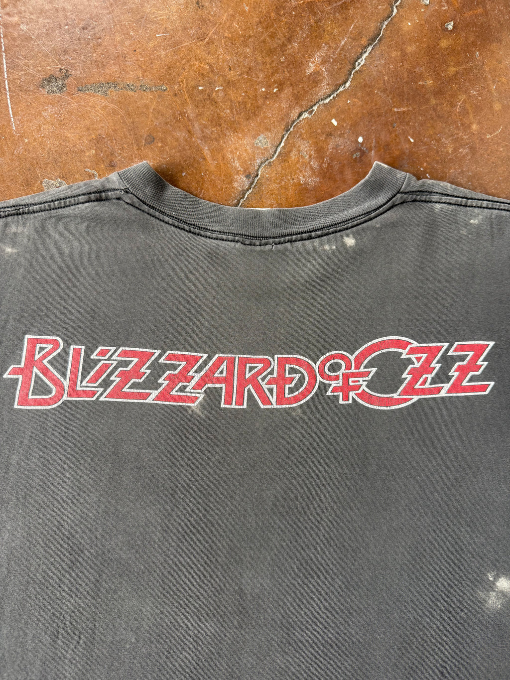 90s faded Ozzy Osbourne "blizzard of oz" band shirt (LARGE)