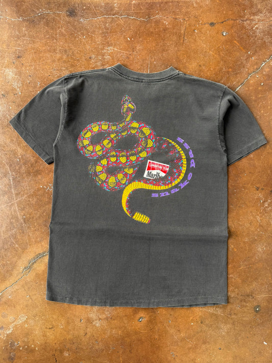 90s lightly faded Marlboro "snake pass" pocket shirt (LARGE)