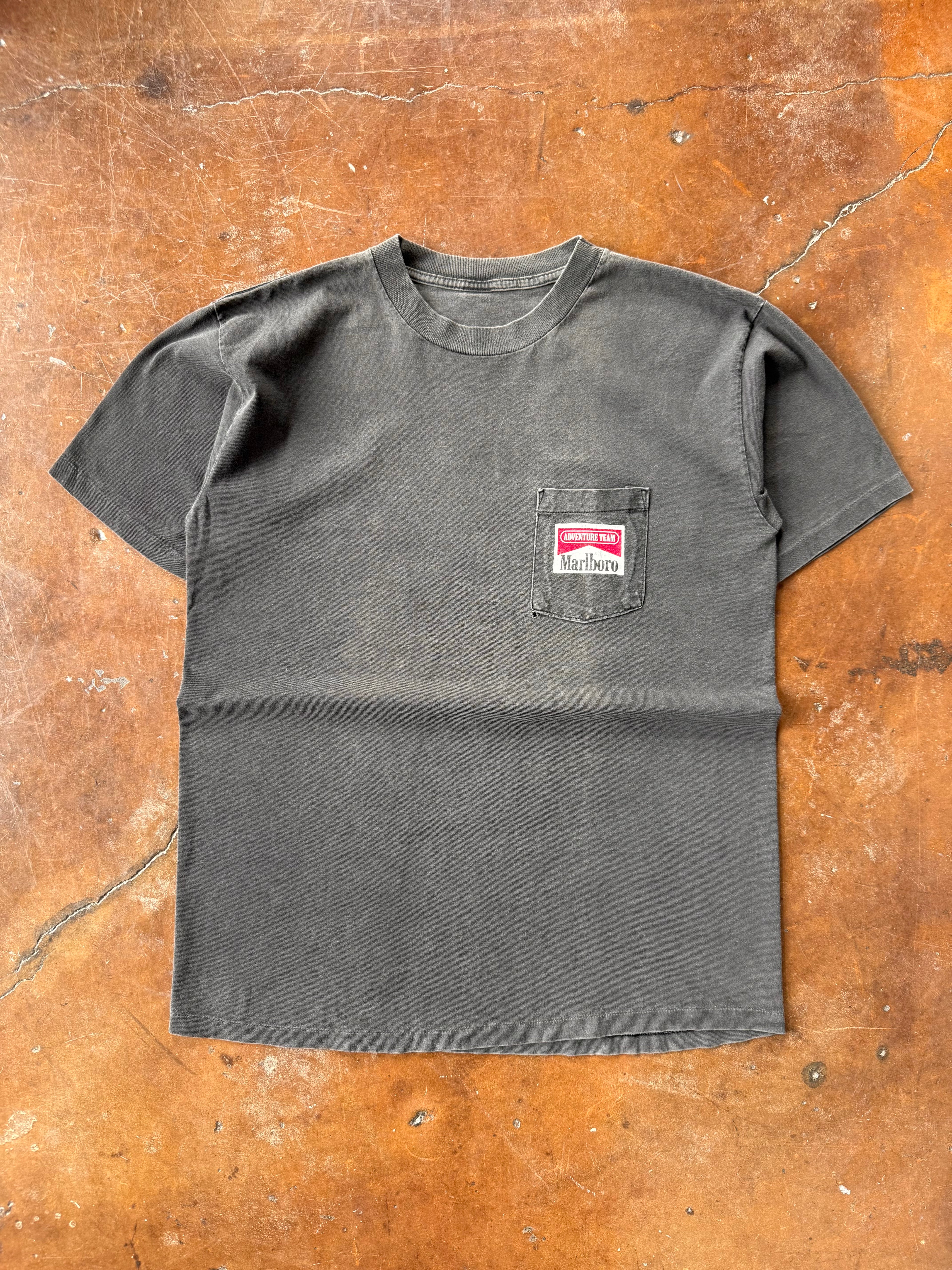 90s lightly faded Marlboro "snake pass" pocket shirt (LARGE)