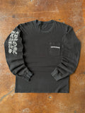 2000s Chrome Hearts "cemetery" longsleeve shirt (LARGE)