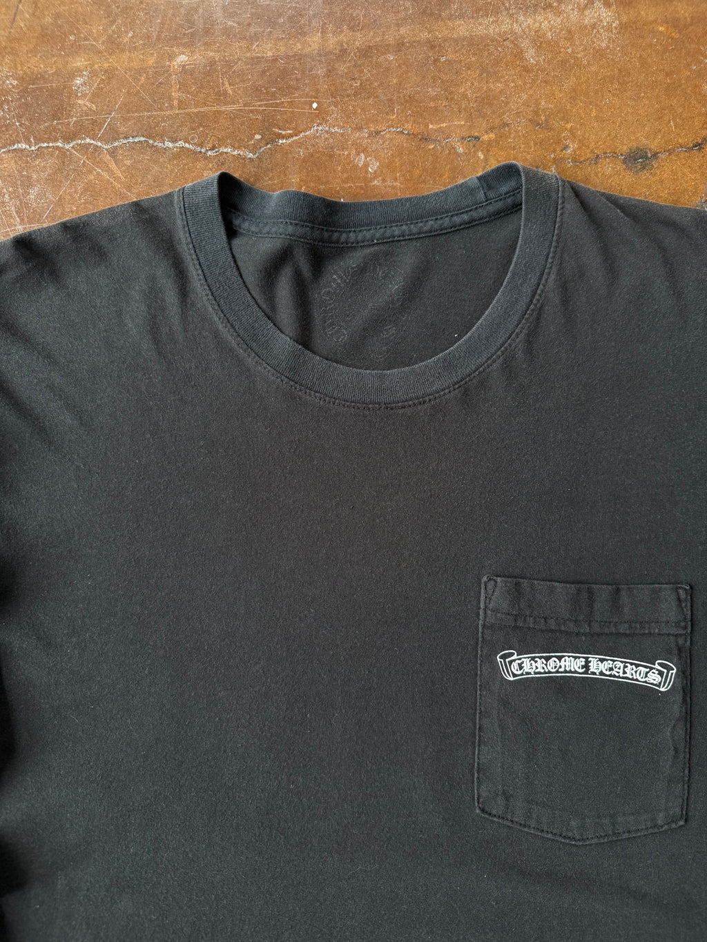 2000s Chrome Hearts "cemetery" longsleeve shirt (LARGE)