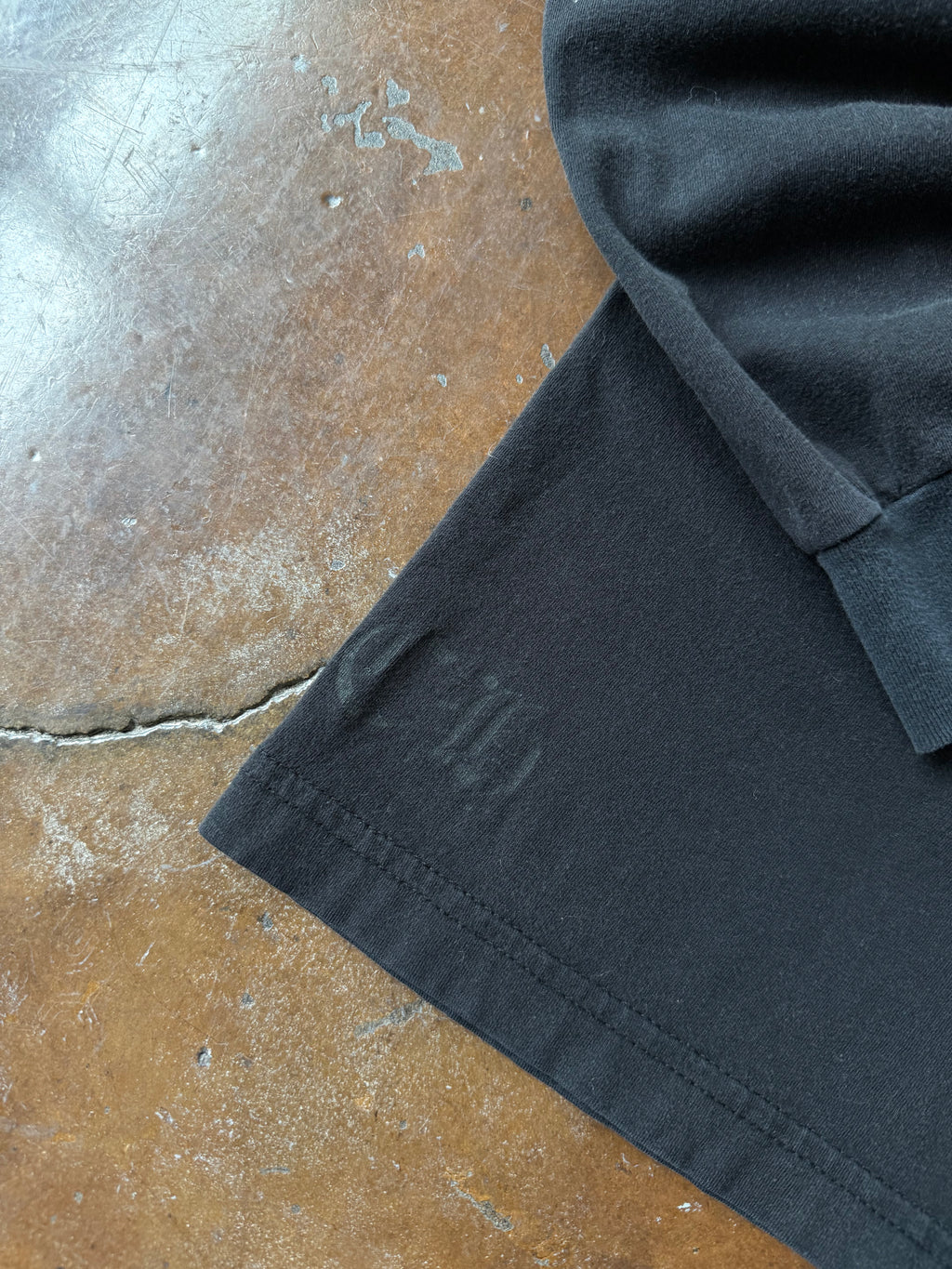 2000s Chrome Hearts "cemetery" longsleeve shirt (LARGE)
