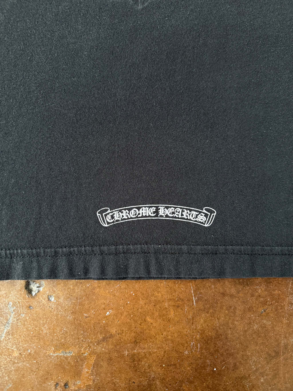 2000s Chrome Hearts "cemetery" longsleeve shirt (LARGE)