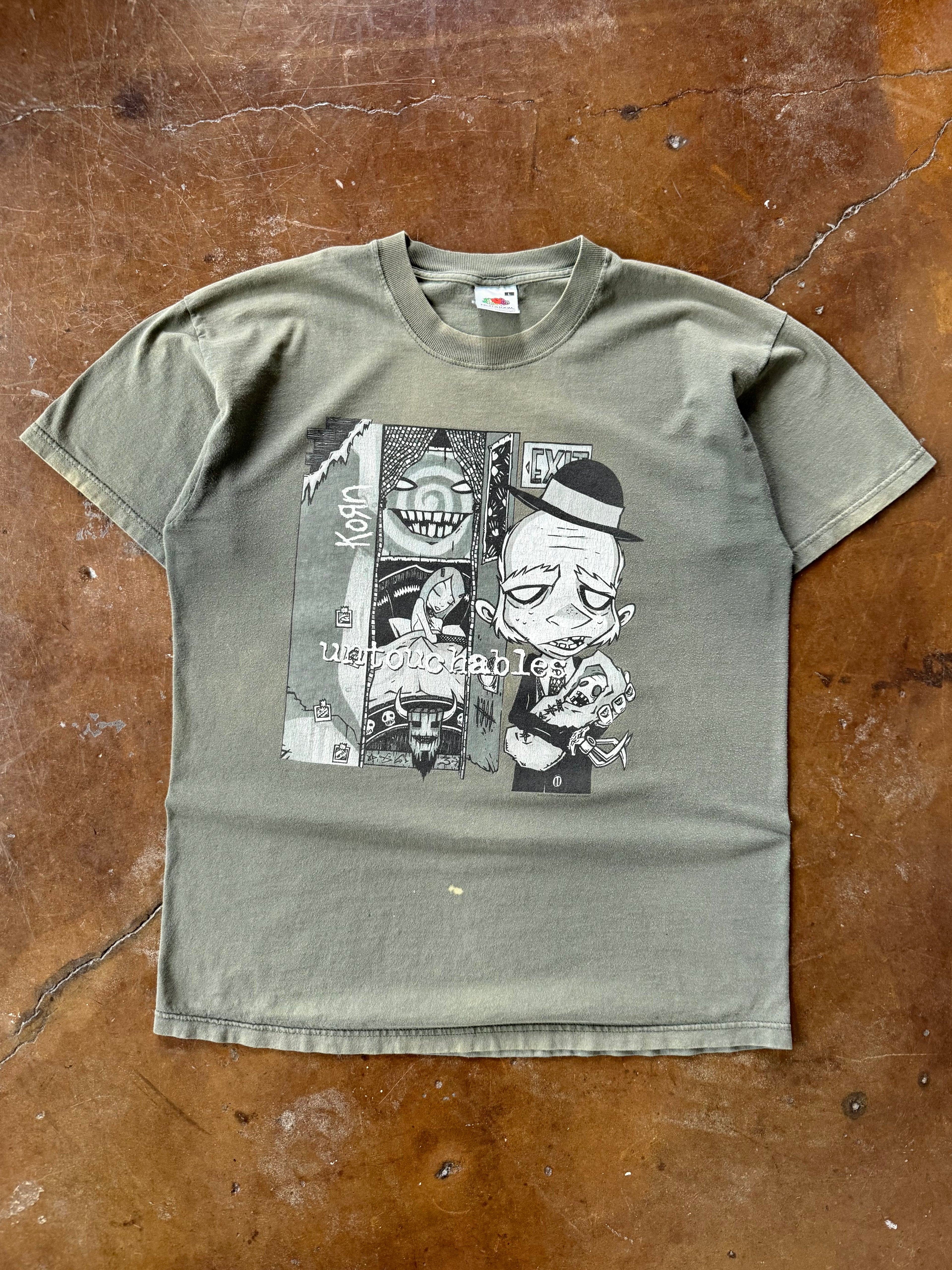 2003 Korn "untouchables" euro band shirt (LARGE)