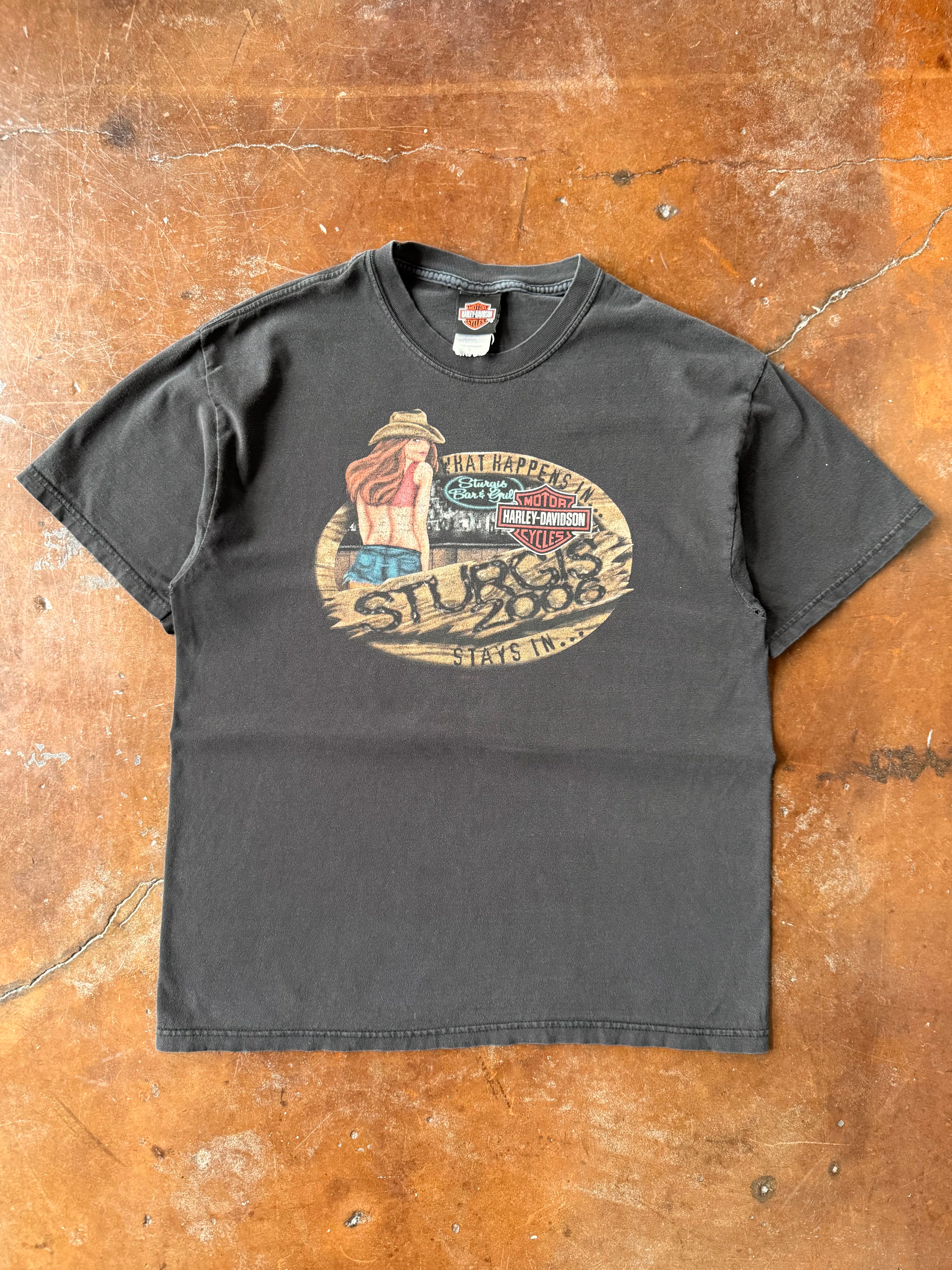 2006 Harley Davidson "cowgirl" biker shirt (LARGE)